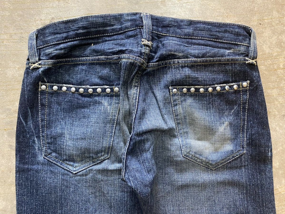 Vanquish Studded punk Distressed Denim Size US 31 - 10 Thumbnail