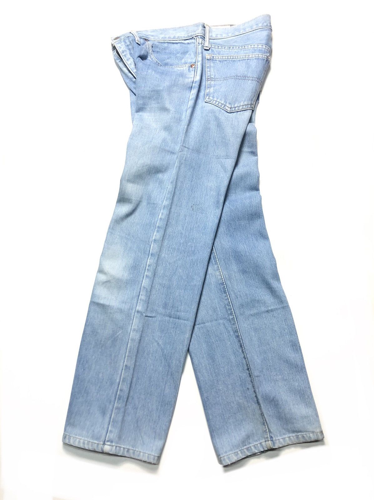 Big John × Vintage VINTAGE BIG JOHN BLUE WASH DISTRESSED DENIM Size US 30 / EU 46 - 11 Thumbnail