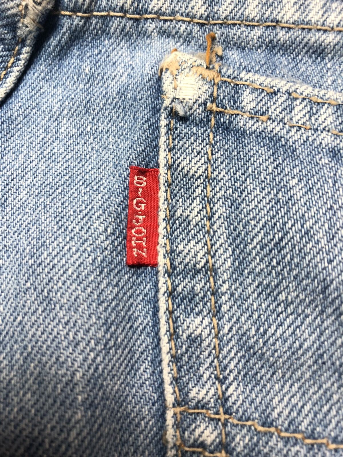 Big John × Vintage VINTAGE BIG JOHN BLUE WASH DISTRESSED DENIM Size US 30 / EU 46 - 9 Thumbnail