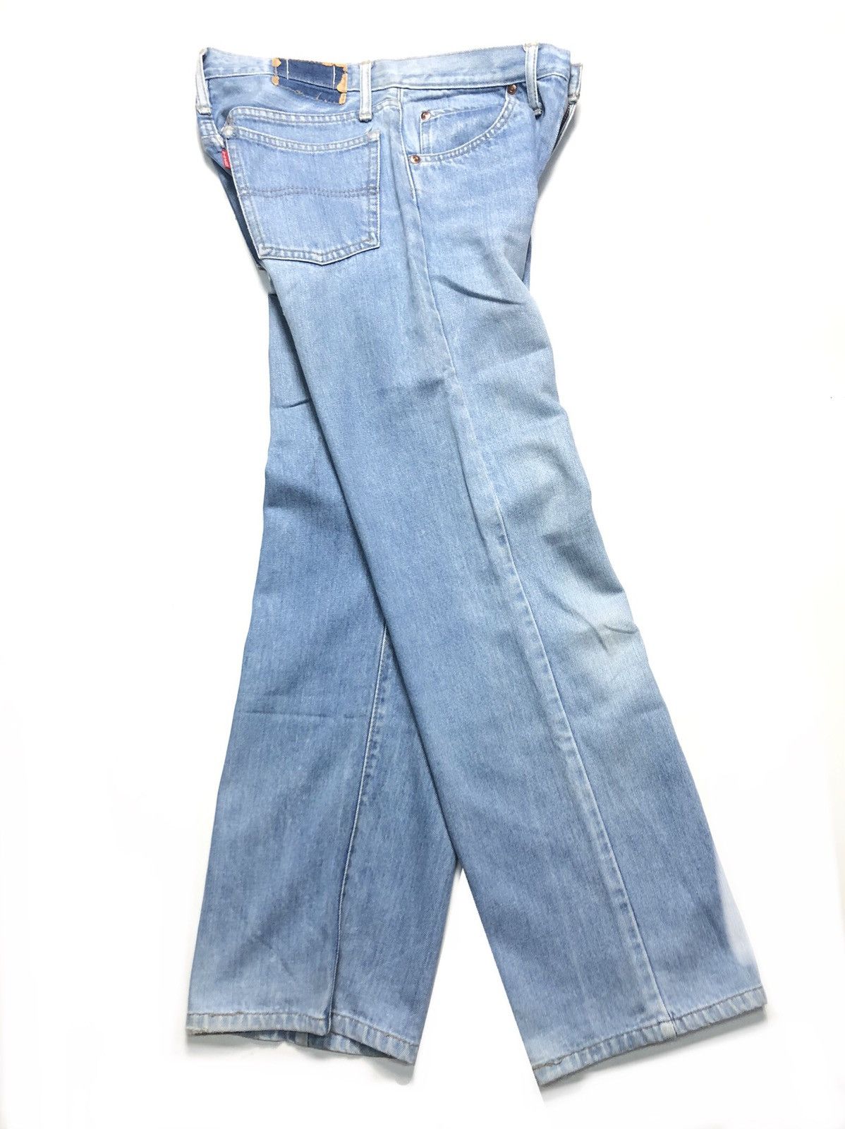 Big John × Vintage VINTAGE BIG JOHN BLUE WASH DISTRESSED DENIM Size US 30 / EU 46 - 12 Thumbnail