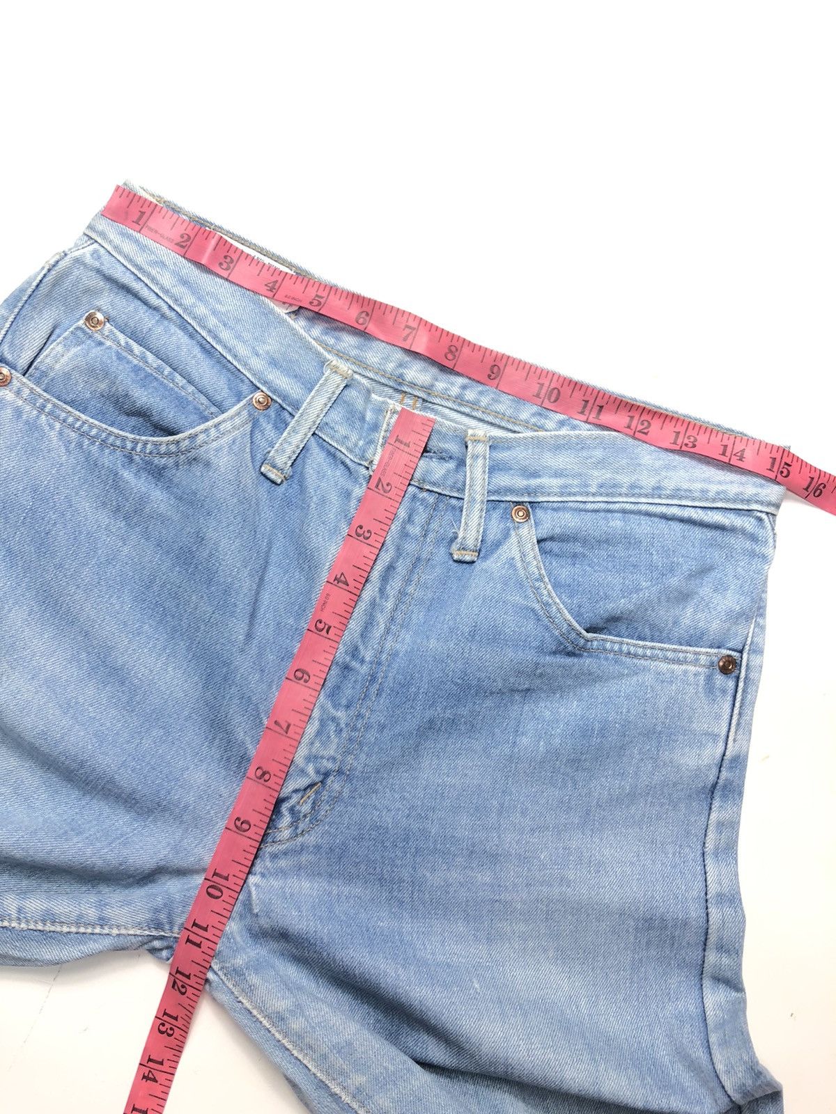 Big John × Vintage VINTAGE BIG JOHN BLUE WASH DISTRESSED DENIM Size US 30 / EU 46 - 13 Thumbnail