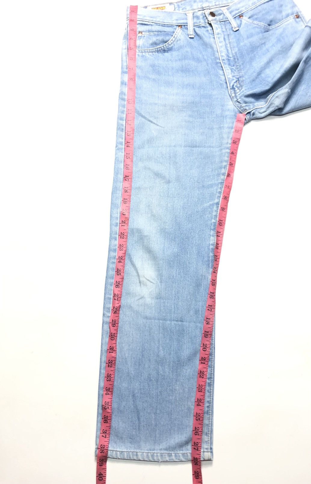 Big John × Vintage VINTAGE BIG JOHN BLUE WASH DISTRESSED DENIM Size US 30 / EU 46 - 14 Thumbnail