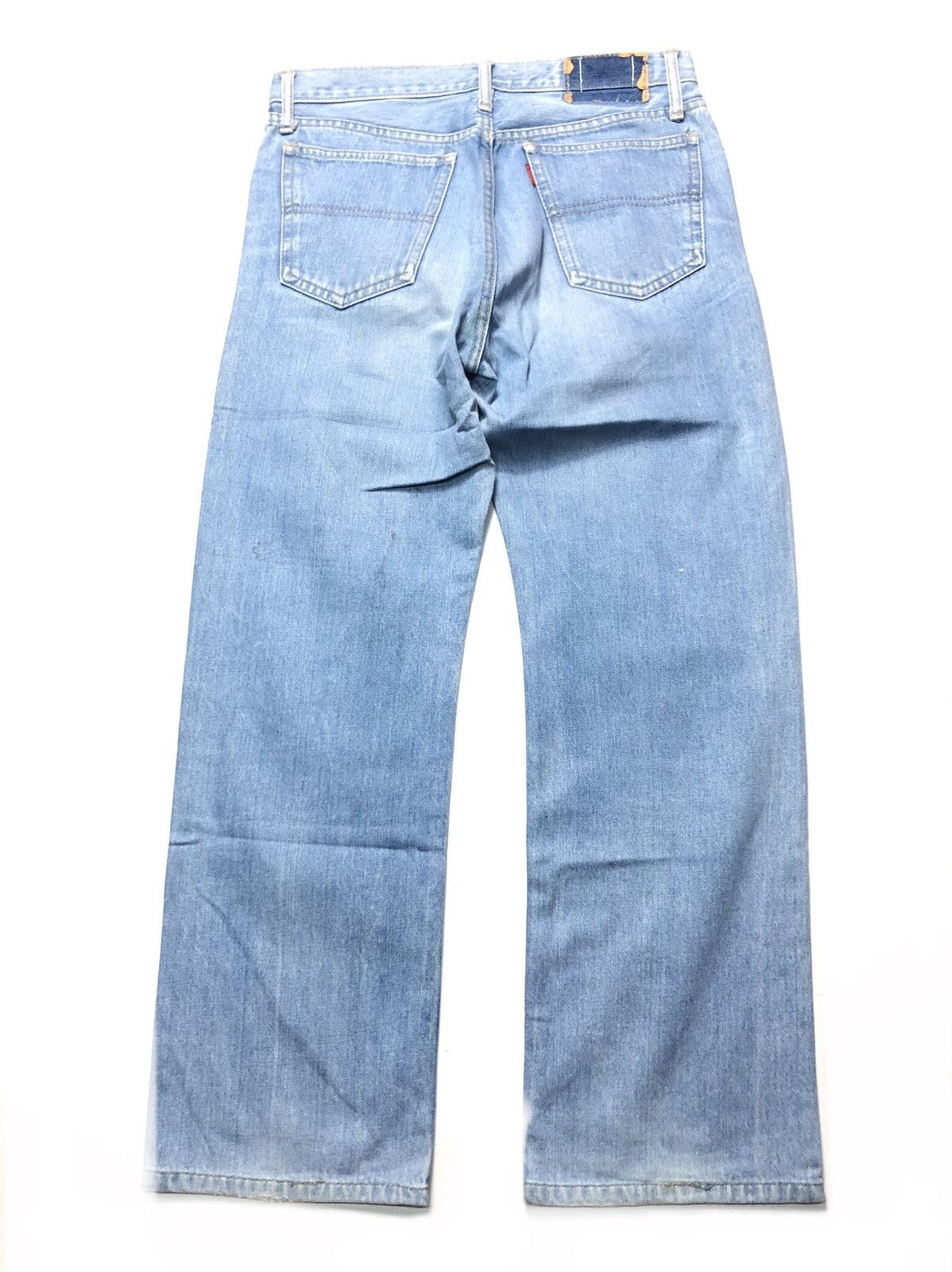 Big John × Vintage VINTAGE BIG JOHN BLUE WASH DISTRESSED DENIM Size US 30 / EU 46 - 7 Thumbnail