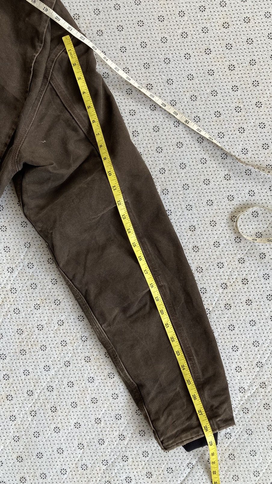 Carhartt × Vintage VINTAGE 1980s CARHART DARK BROWN HODIE JACKET Size US L / EU 52-54 / 3 - 4 Thumbnail