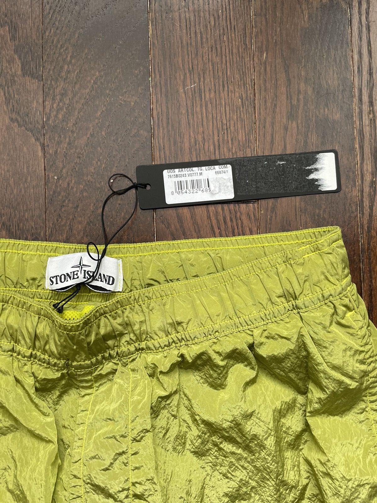 Stone Island Stone Island Nylon Metal Shorts Lime Green Size US 32 / EU 48 - 4 Thumbnail