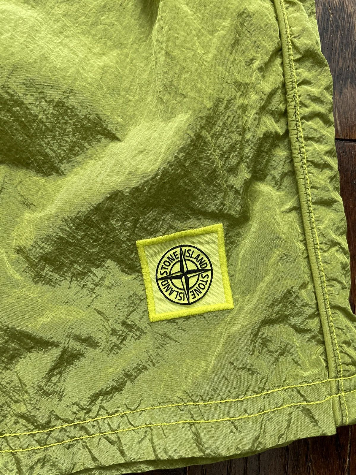 Stone Island Stone Island Nylon Metal Shorts Lime Green Size US 32 / EU 48 - 3 Thumbnail