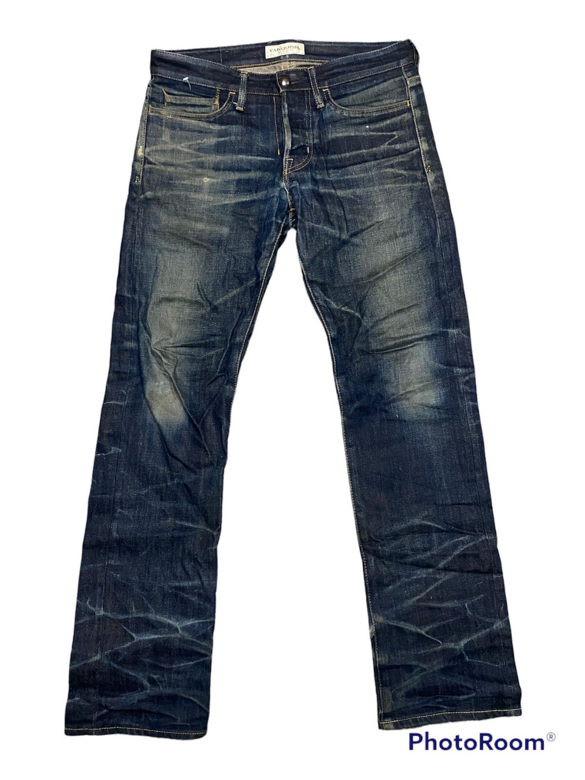 Japanese Brand × Vanquish × Vintage Vintage Vanquish Distressed Denim Jeans Size US 32 / EU 48 - 1 Thumbnail