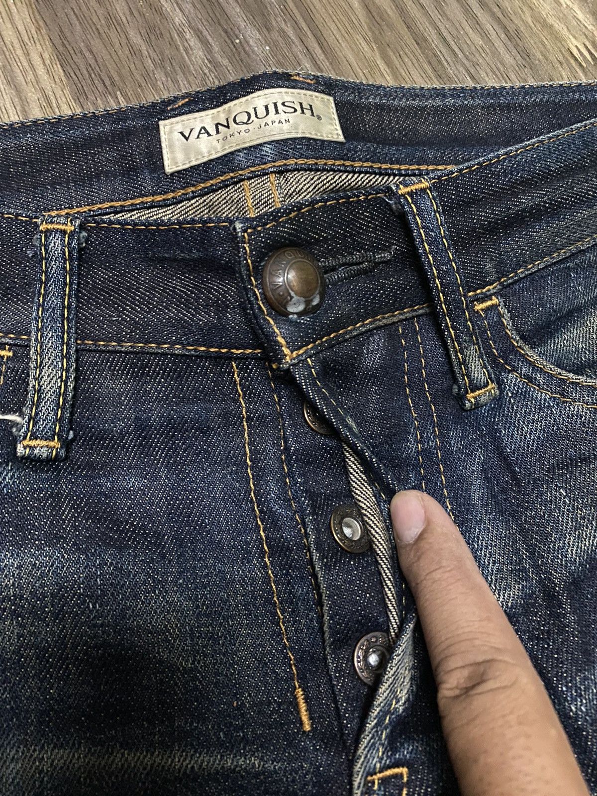 Japanese Brand × Vanquish × Vintage Vintage Vanquish Distressed Denim Jeans Size US 32 / EU 48 - 5 Thumbnail