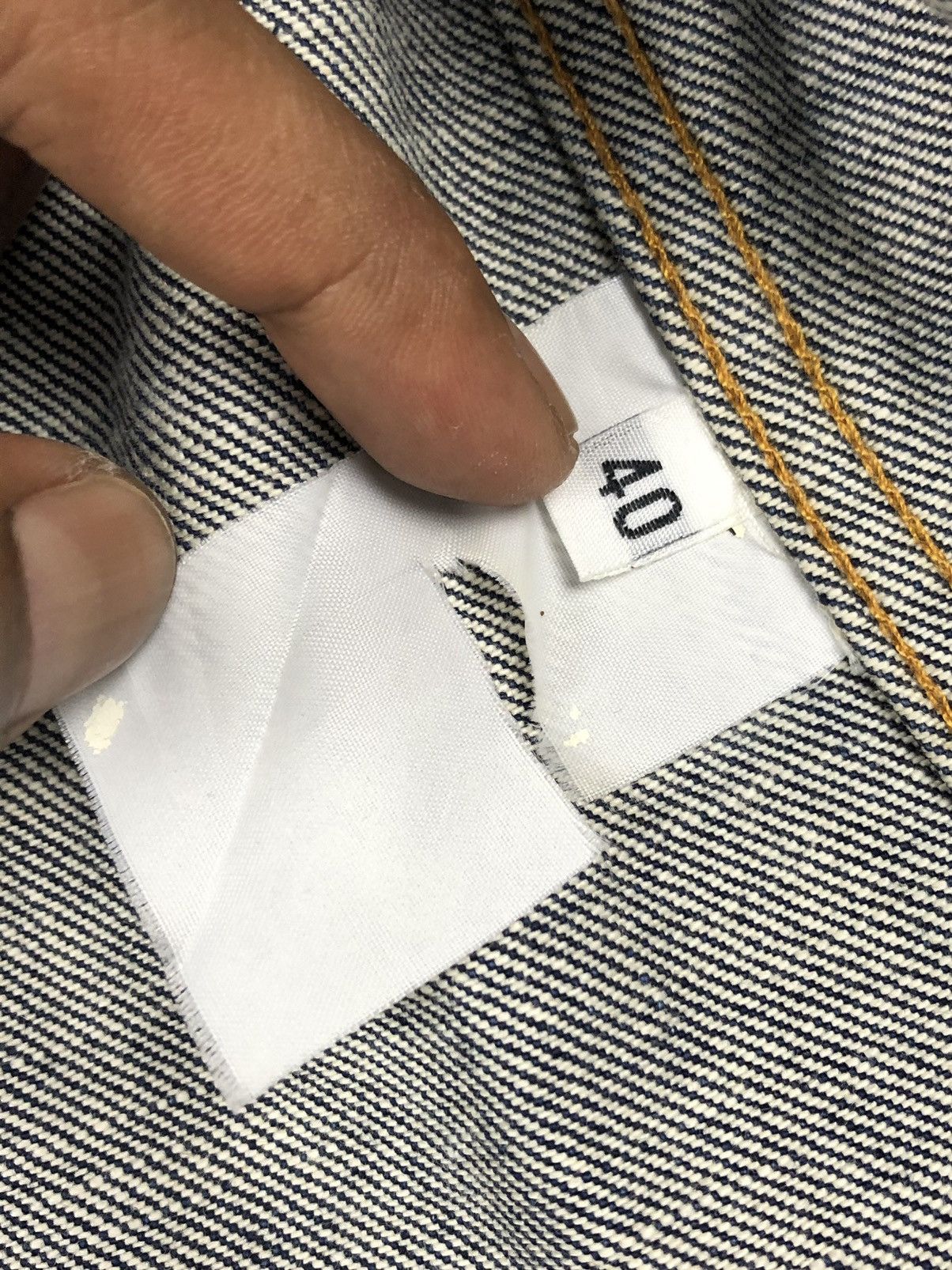 Helmut Lang Archive Helmut Lang 1998 ‘Oversleeve” Denim Trucker Jacket Size US S / EU 44-46 / 1 - 11 Thumbnail