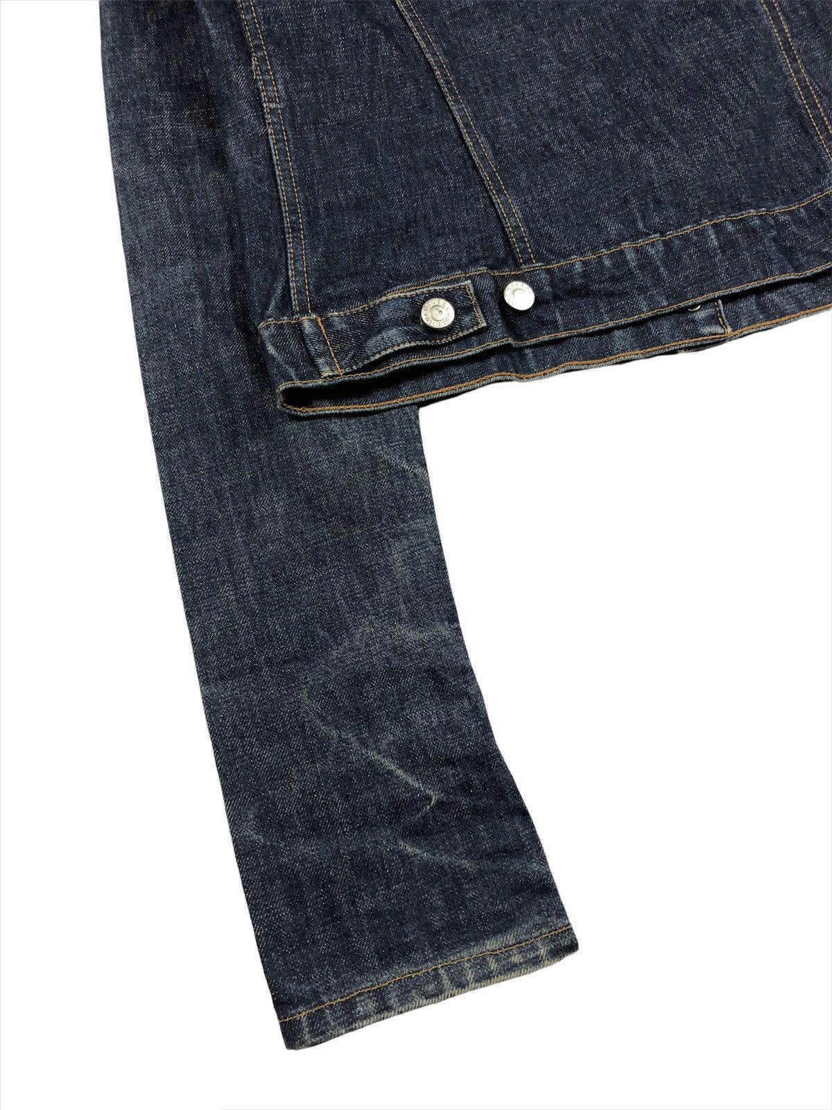 Helmut Lang Archive Helmut Lang 1998 ‘Oversleeve” Denim Trucker Jacket Size US S / EU 44-46 / 1 - 7 Thumbnail