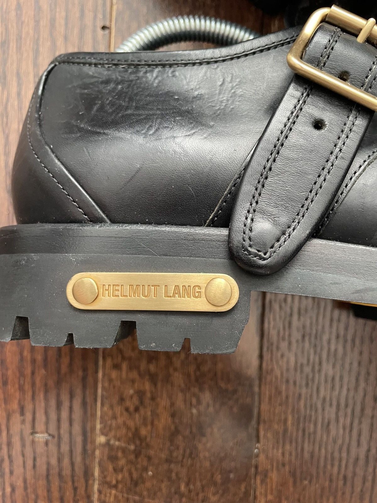Helmut Lang Archive Helmut Lang Bondage Derby Shoes Black Size US 8 / EU 41 - 7 Thumbnail