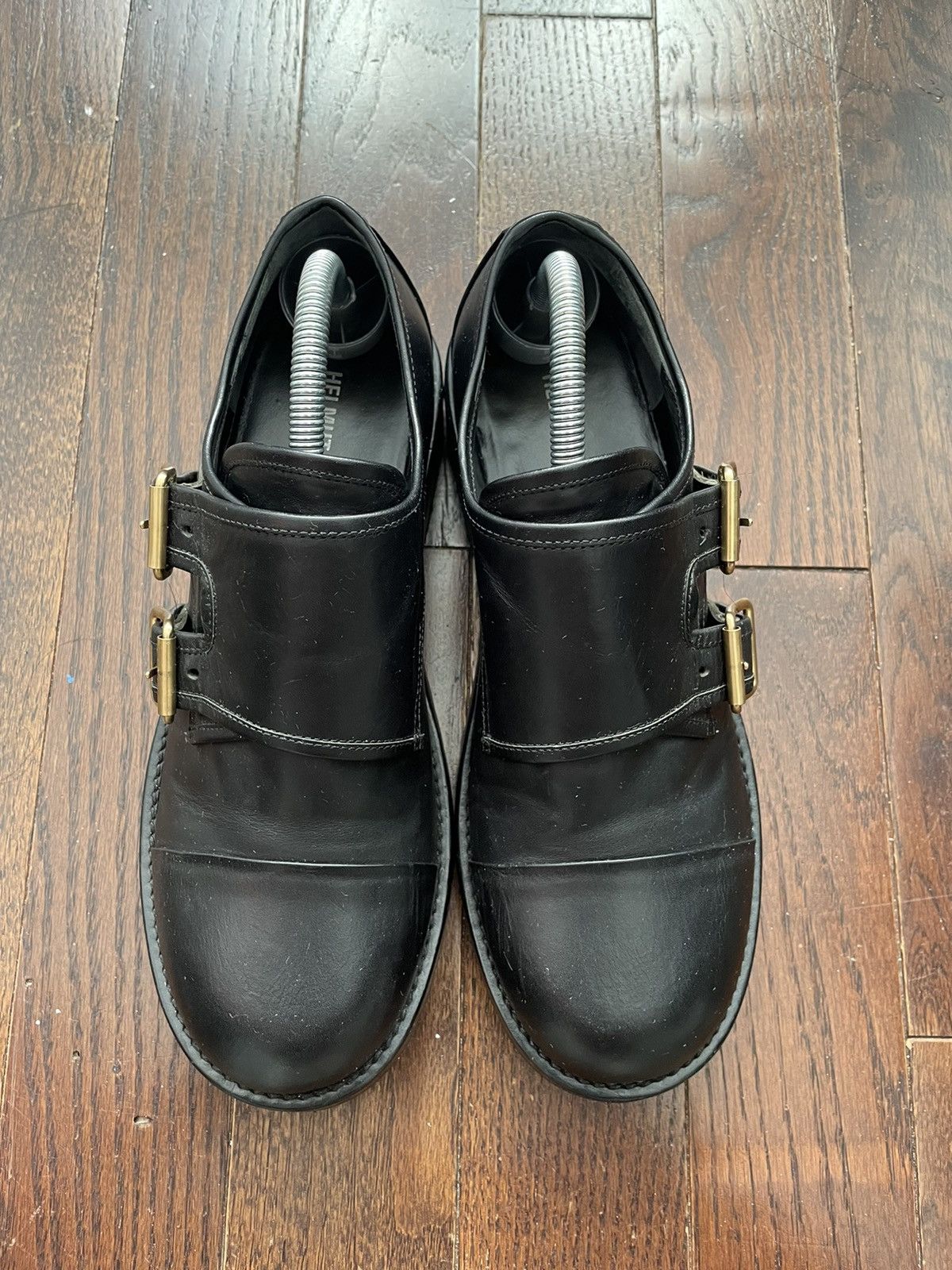 Helmut Lang Archive Helmut Lang Bondage Derby Shoes Black Size US 8 / EU 41 - 2 Thumbnail