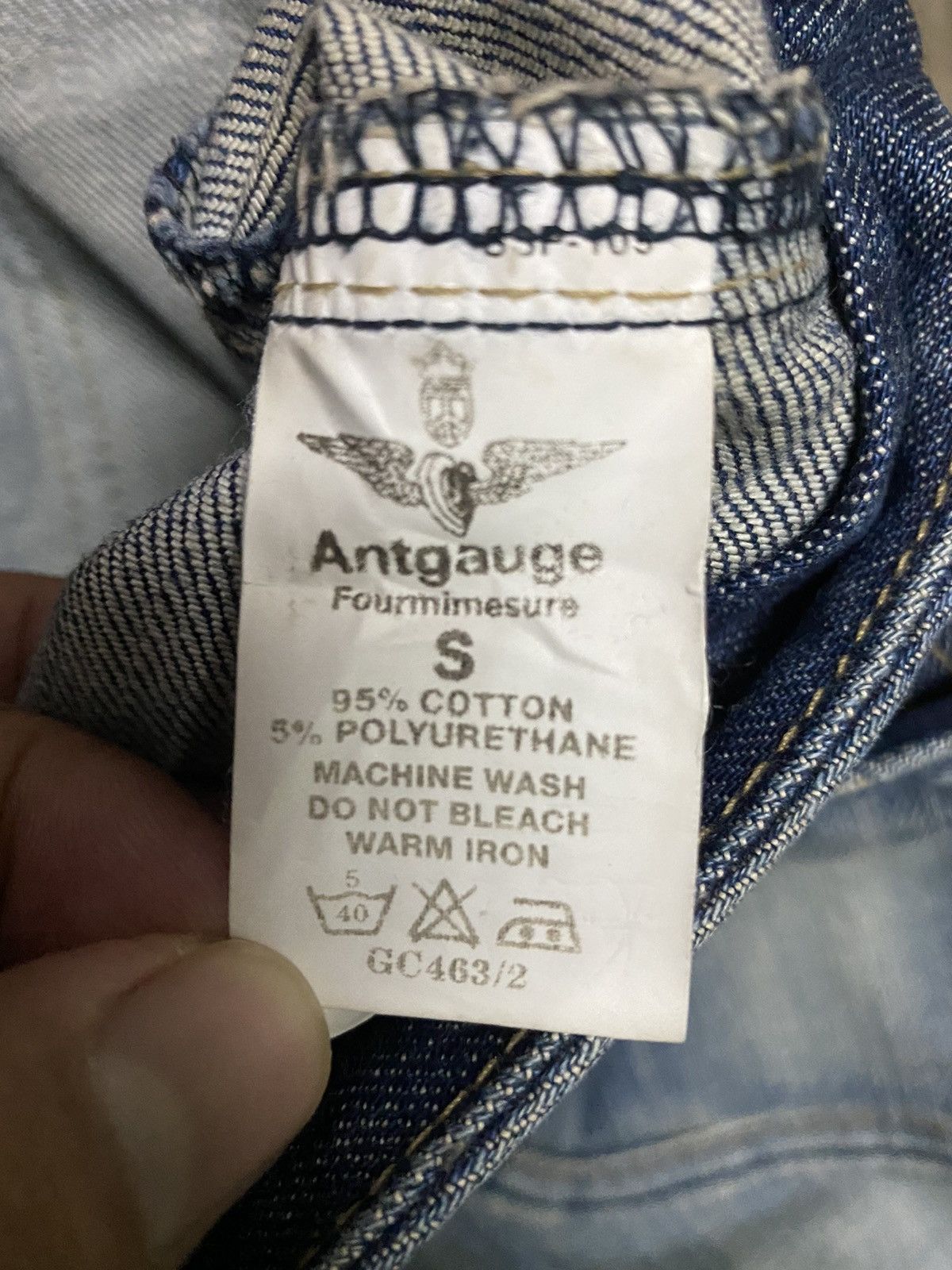 Vintage Vintage Antgauge Distressed Denim Jeans Size US 29 - 6 Thumbnail