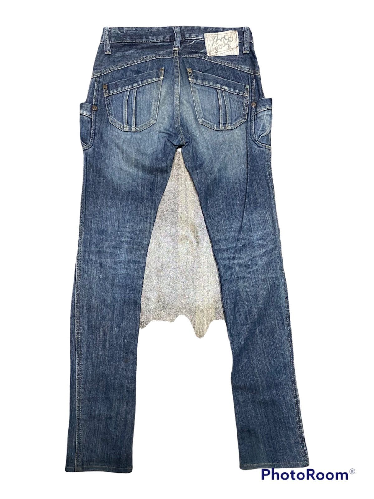 Vintage Vintage Antgauge Distressed Denim Jeans Size US 29 - 2 Thumbnail