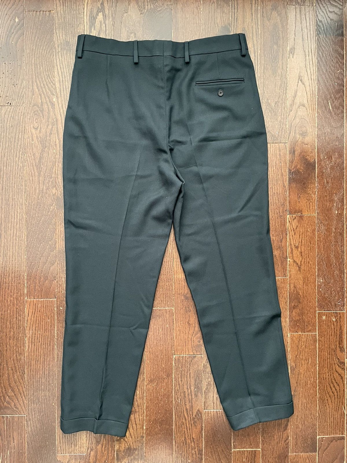 Lemaire Gabardine Work Pants Navy Blue