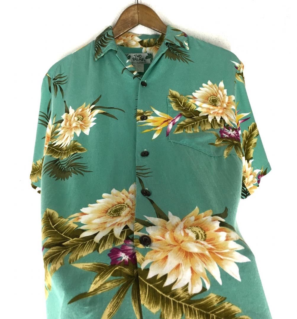 Vintage Two Palms Rare Vintage Hawaii Cotton Shirt Size US S / EU 44-46 / 1 - 4 Thumbnail