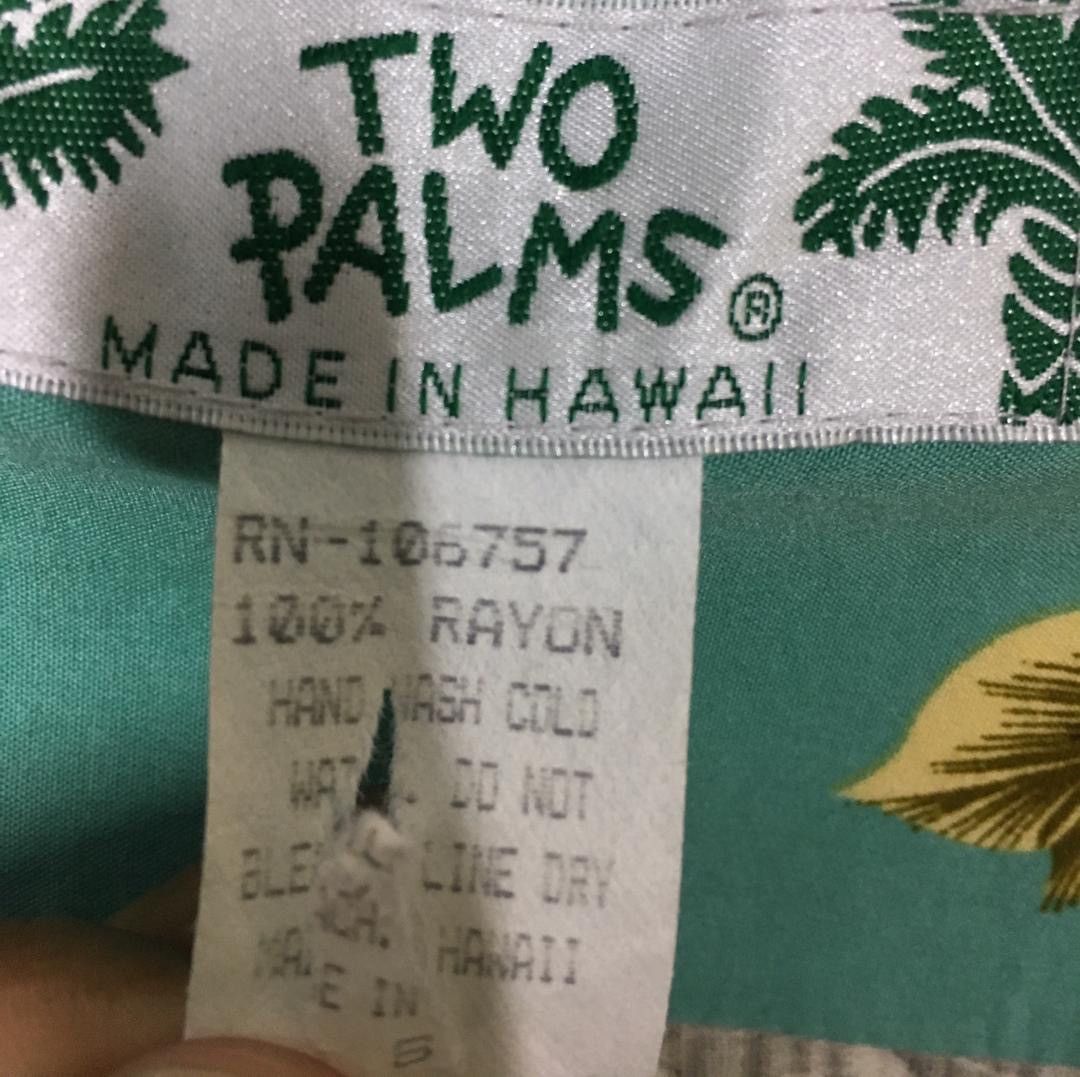 Vintage Two Palms Rare Vintage Hawaii Cotton Shirt Size US S / EU 44-46 / 1 - 6 Thumbnail