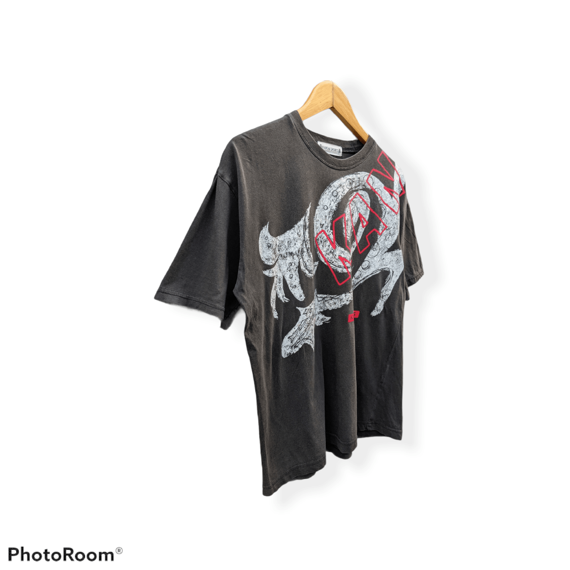 Japanese Brand × Kansai Yamamoto × Vintage ⚡️Rare⚡️ Kansai Sport Dragon Spellout tees Size US M / EU 48-50 / 2 - 4 Thumbnail
