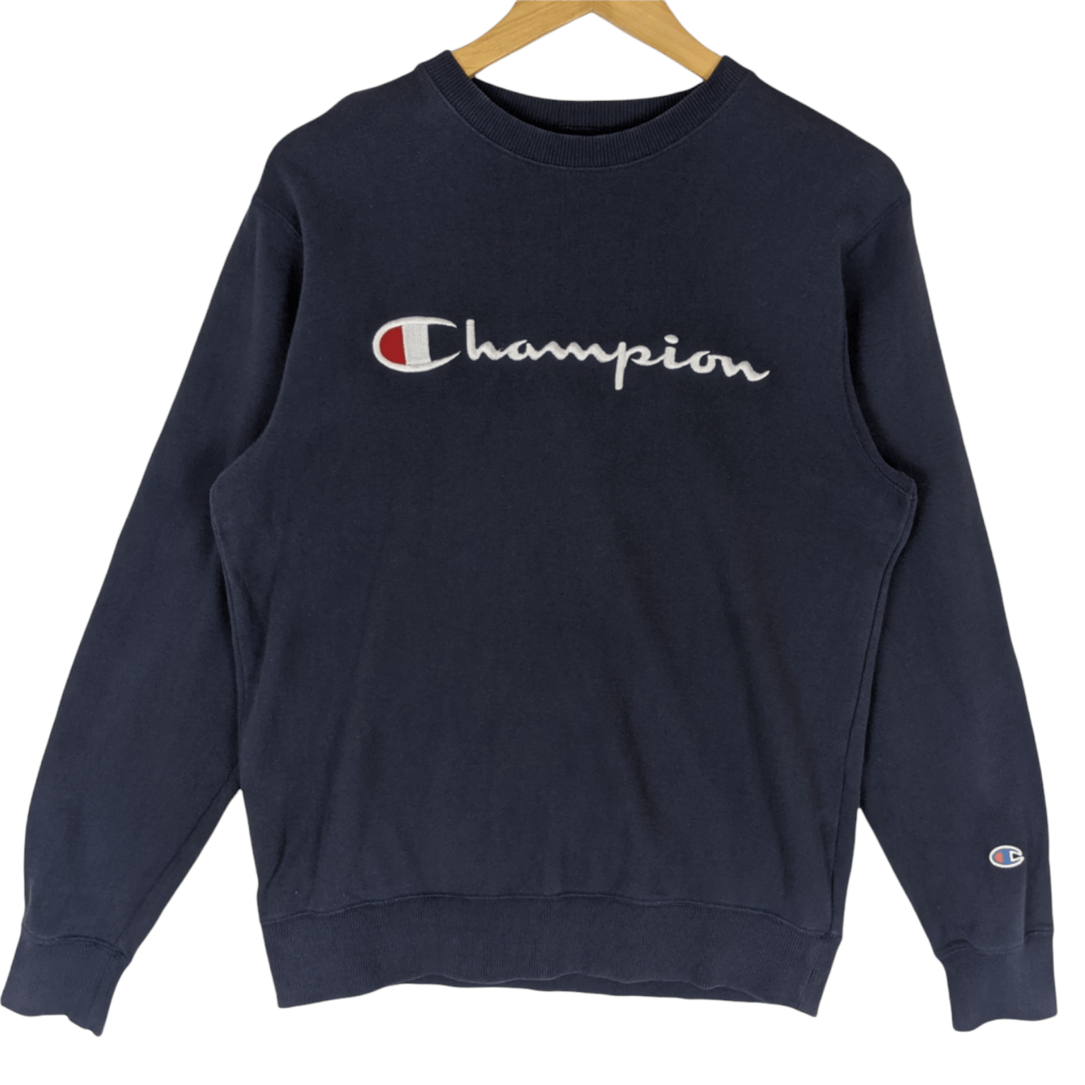 Champion CHAMPION Big Spell Out Logo Jumper Sweatshirt Size US M / EU 48-50 / 2 - 2 Thumbnail