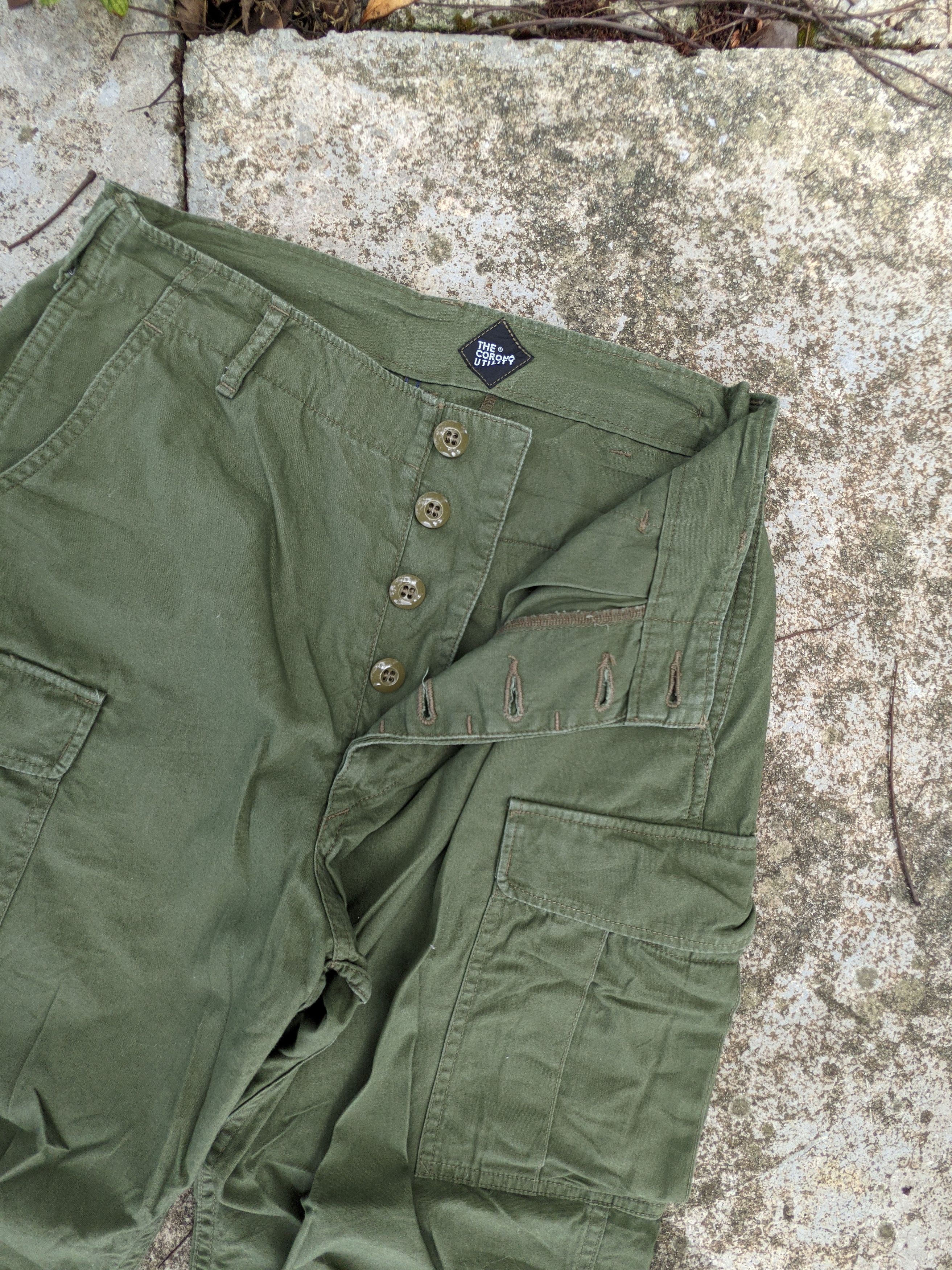 Japanese Brand ⚡️Rare⚡️ The Corona Utility Cargo Pants Size US 30 / EU 46 - 4 Thumbnail