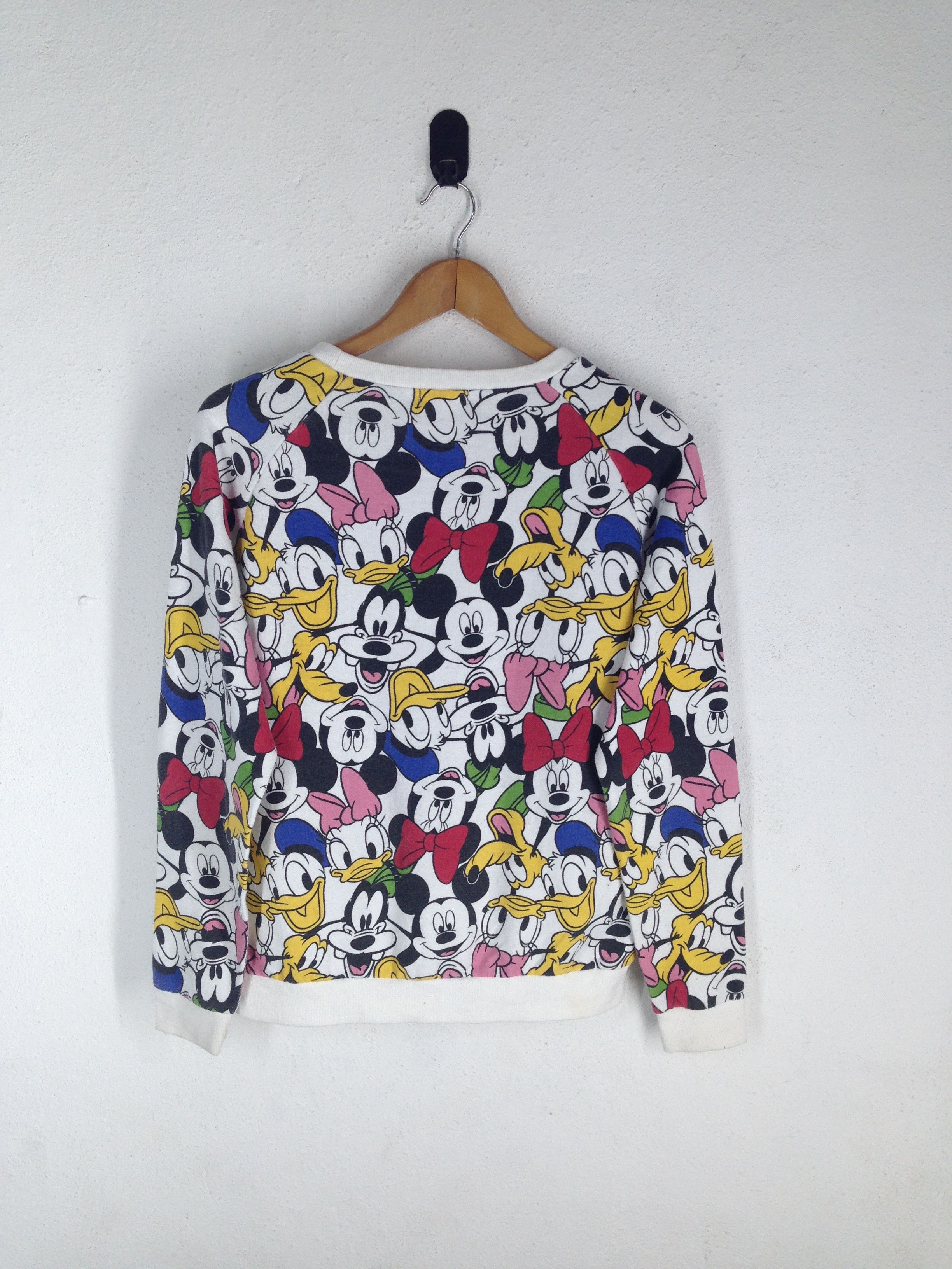 Disney Mickey Mouse Fullprint Sweatshirt Jumper Pullover Size US M / EU 48-50 / 2 - 2 Thumbnail