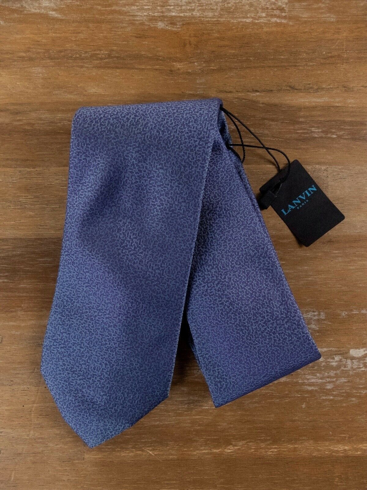 Lanvin LANVIN Paris pixelated blue woven silk tie authentic NWT Size ONE SIZE - 1 Thumbnail