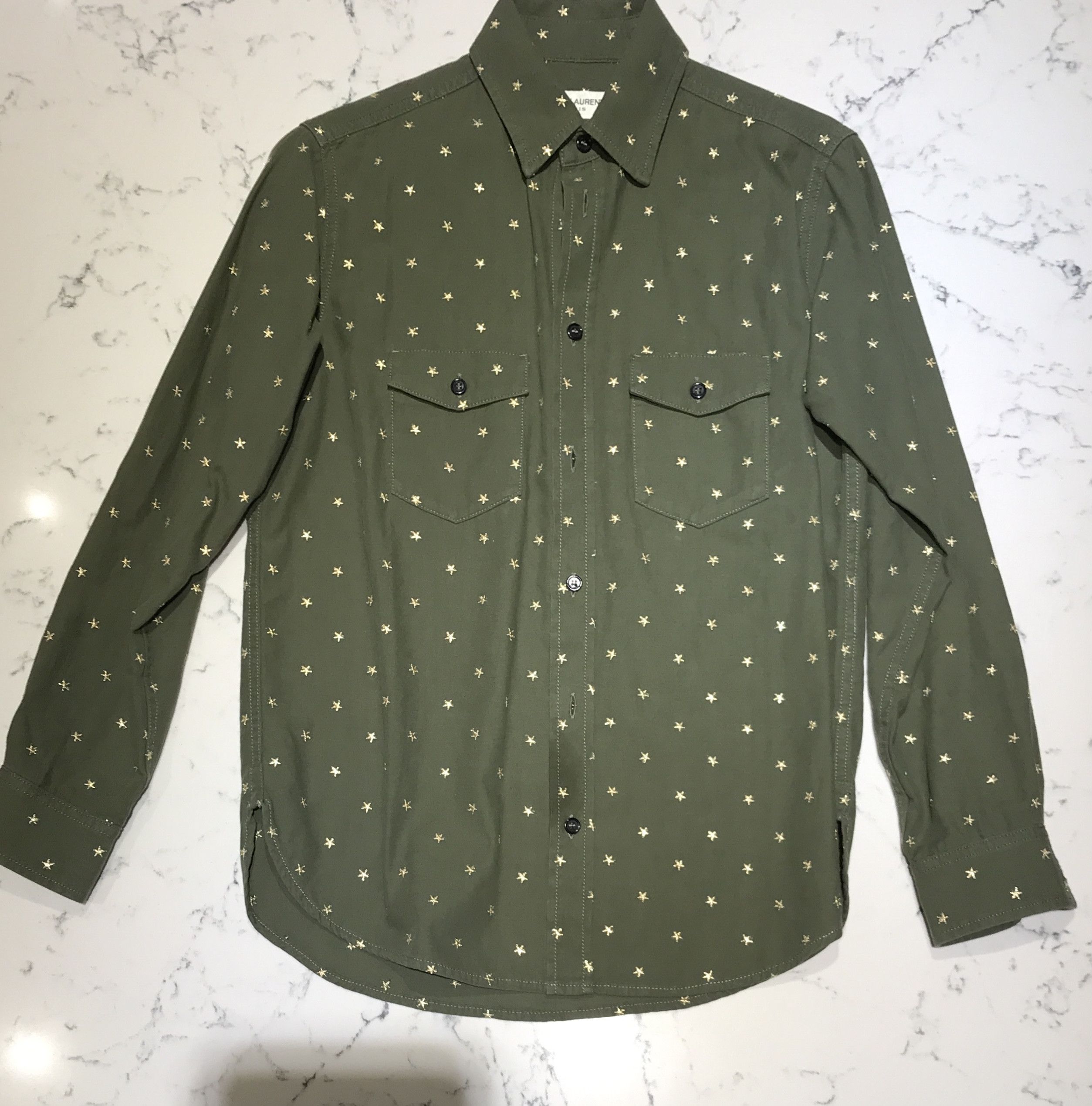 Saint laurent 2024 star shirt