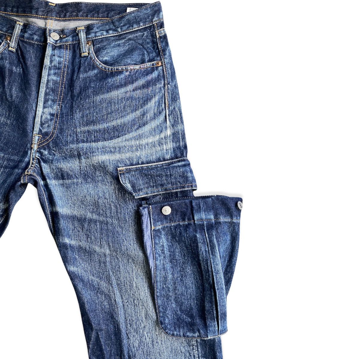 Yohji Yamamoto Y's for men Spotted horse Detachable pockets Jeans Size US 34 / EU 50 - 2 Thumbnail