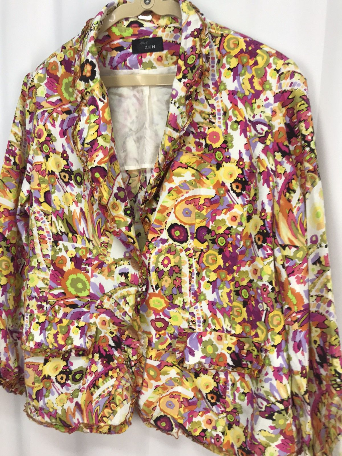 Other Multicolor art printed button up by outzon Size M / US 6-8 / IT 42-44 - 3 Thumbnail