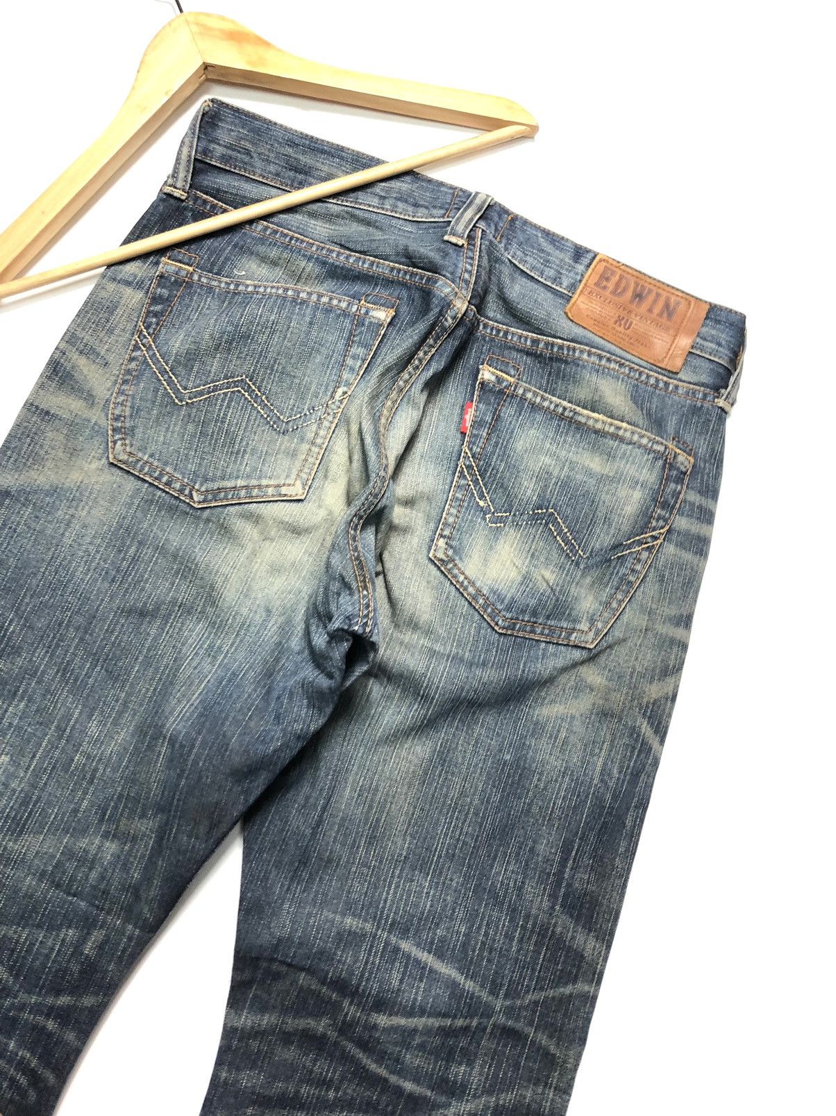 Edwin × Vintage VINTAGE EDWIN XV EXCLUSIVE VINTAGE DISTRESSED DENIM Size US 32 / EU 48 - 9 Thumbnail