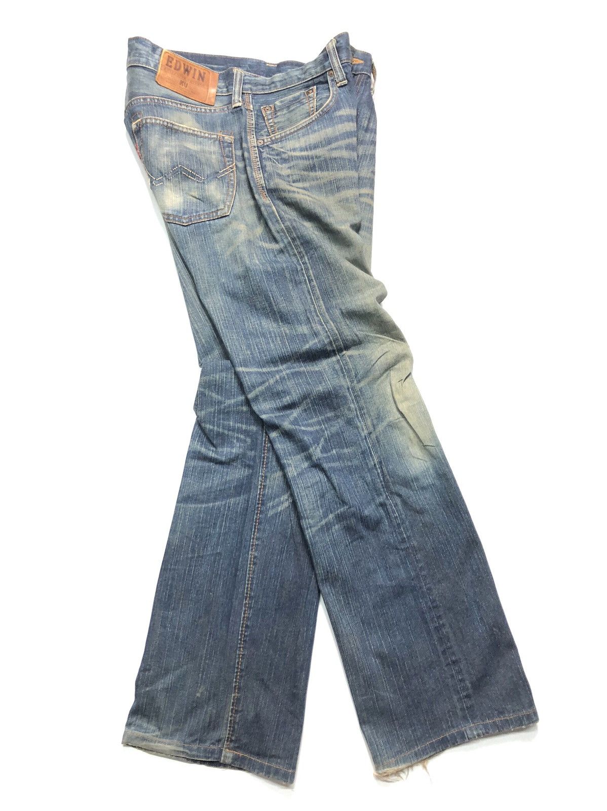Edwin × Vintage VINTAGE EDWIN XV EXCLUSIVE VINTAGE DISTRESSED DENIM Size US 32 / EU 48 - 14 Thumbnail