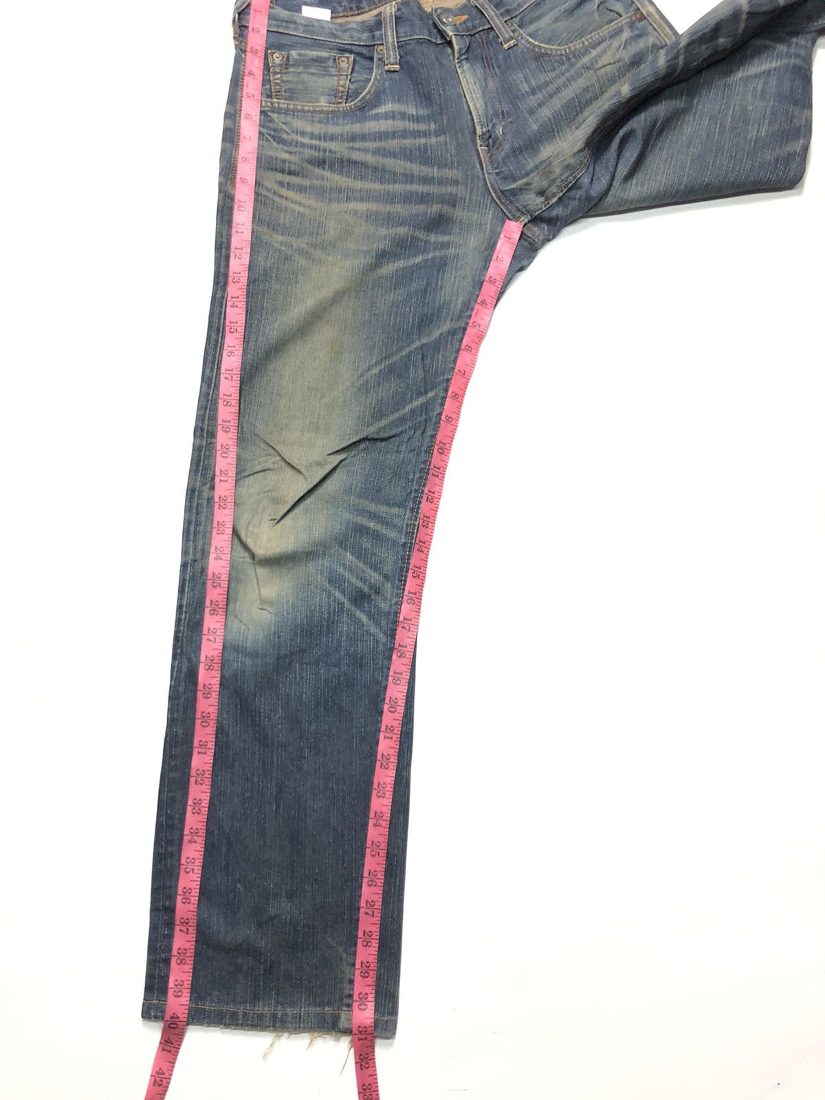 Edwin × Vintage VINTAGE EDWIN XV EXCLUSIVE VINTAGE DISTRESSED DENIM Size US 32 / EU 48 - 16 Thumbnail