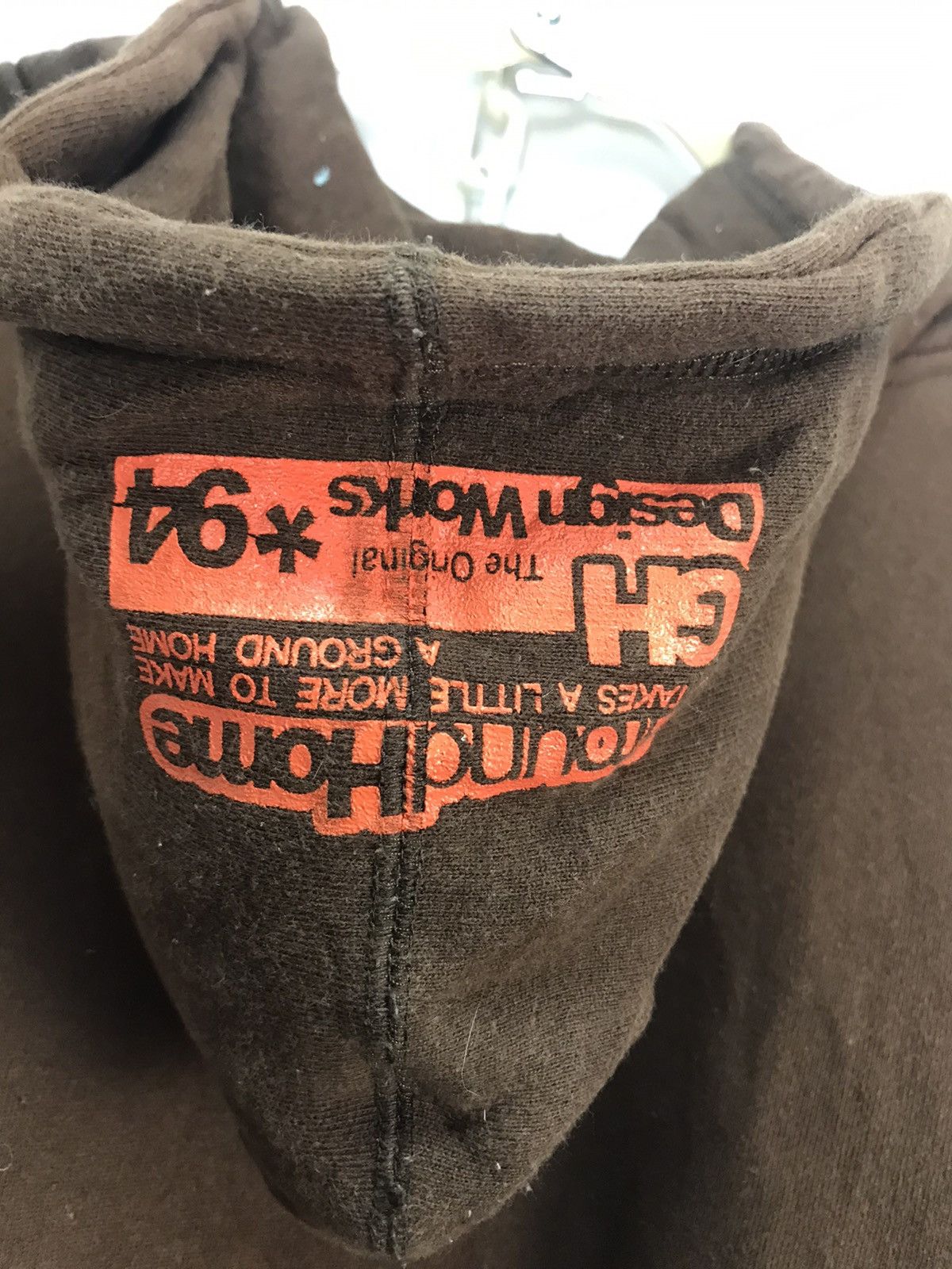 Japanese Brand × Other Ground homme designworks distressed hoodie pullover Size US XL / EU 56 / 4 - 6 Thumbnail