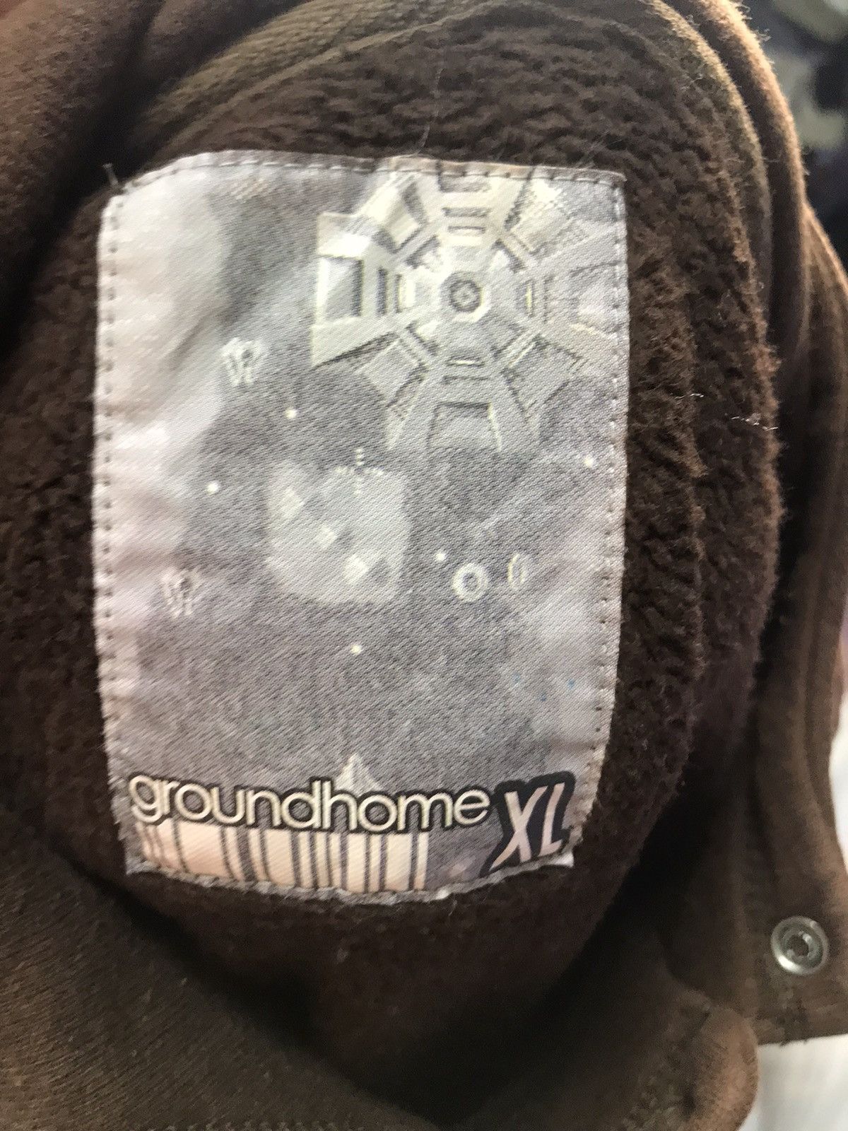 Japanese Brand × Other Ground homme designworks distressed hoodie pullover Size US XL / EU 56 / 4 - 4 Thumbnail