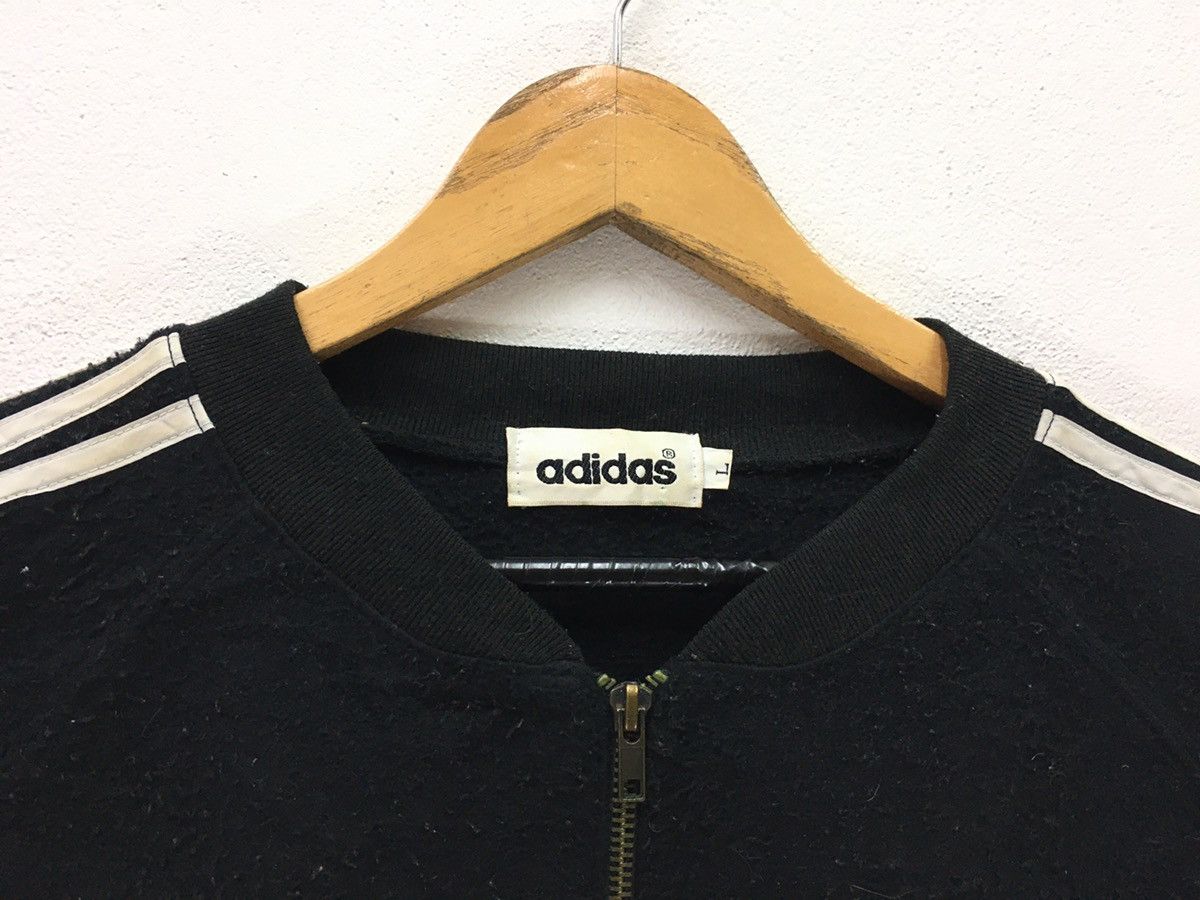 Adidas × Vintage Vintage Adidas Three Stripes Fleece Sweatshirt Size US L / EU 52-54 / 3 - 7 Thumbnail