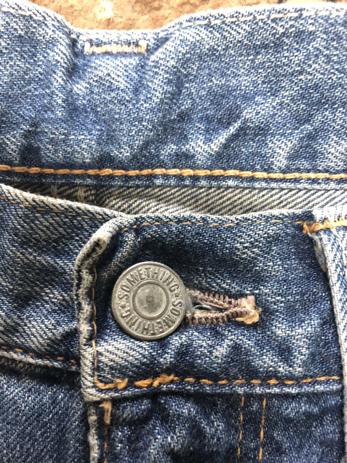 Japanese Brand × Vintage VINTAGE SELVEDGE SOMETHING S505 BLUE WASH DISTRESSED DENIM Size US 29 - 5 Thumbnail