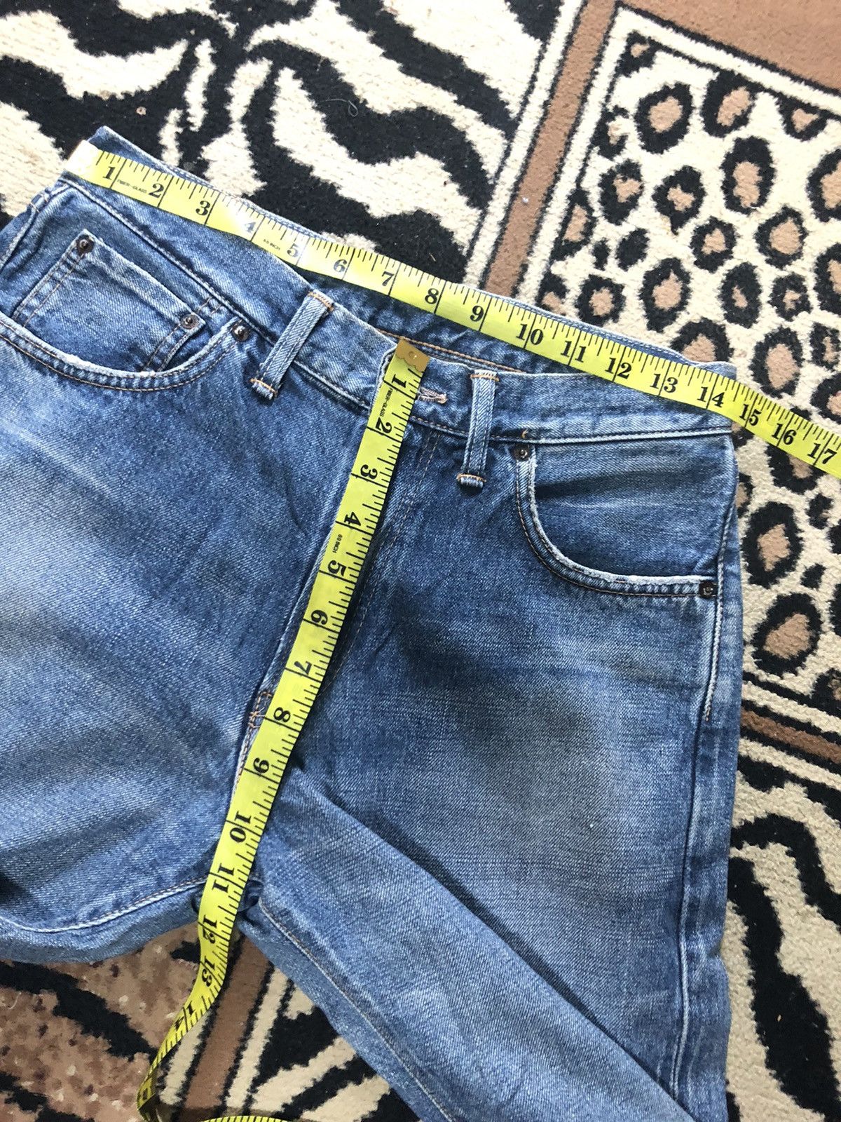 Japanese Brand × Vintage VINTAGE SELVEDGE SOMETHING S505 BLUE WASH DISTRESSED DENIM Size US 29 - 16 Thumbnail