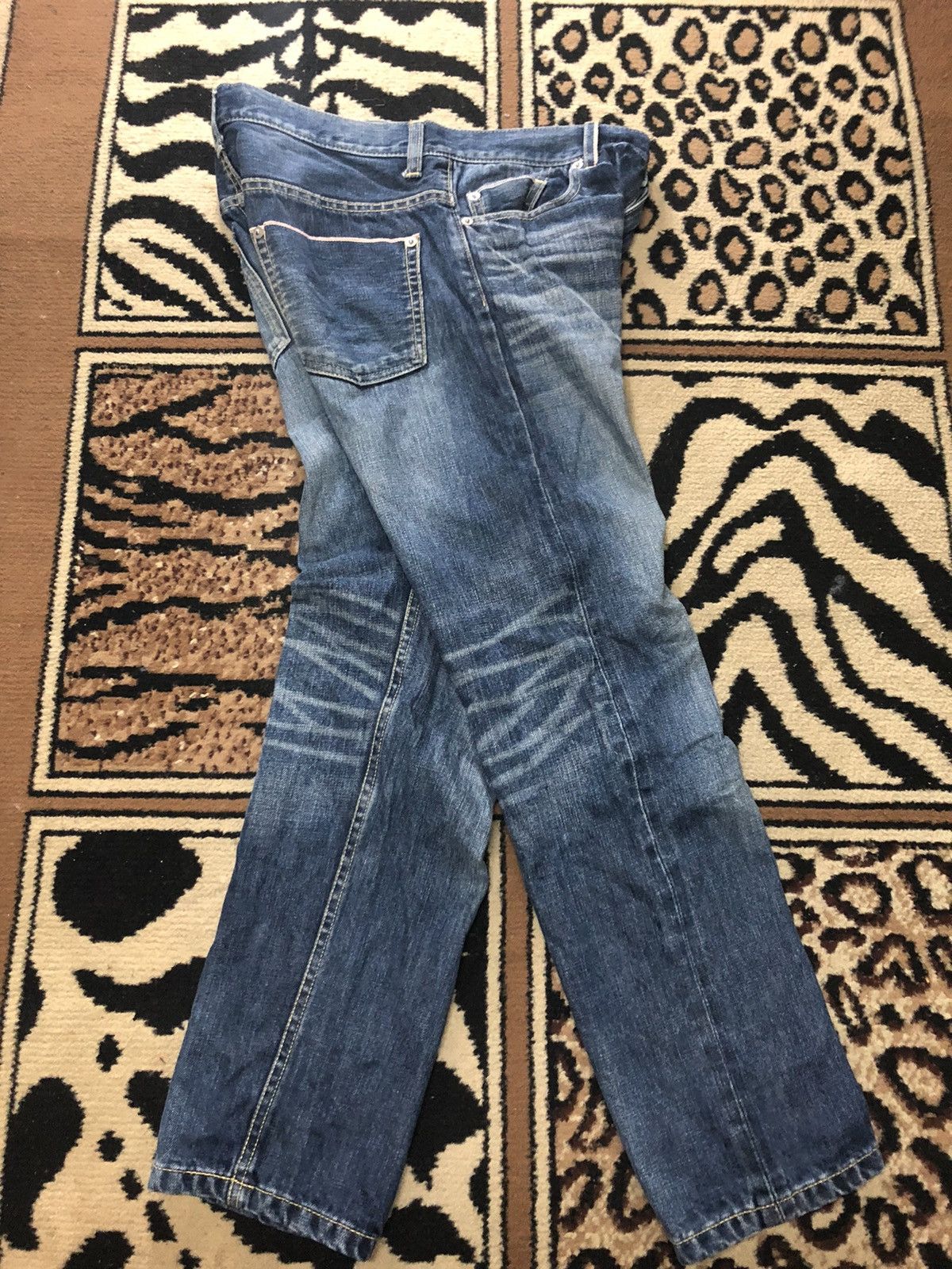 Designer × Japanese Brand × Salvage IENA SLOBE SELVEDGE QUARTER SHORT DENIM Size US 30 / EU 46 - 14 Thumbnail