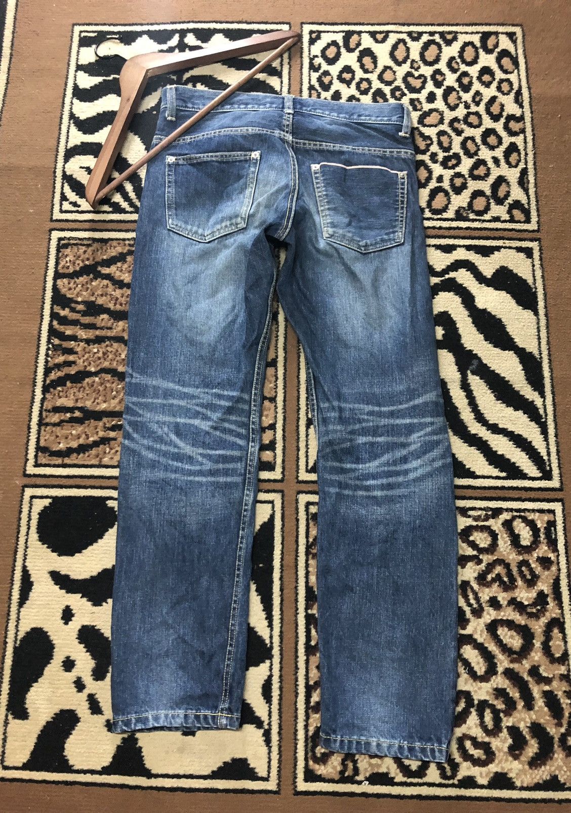 Designer × Japanese Brand × Salvage IENA SLOBE SELVEDGE QUARTER SHORT DENIM Size US 30 / EU 46 - 11 Thumbnail