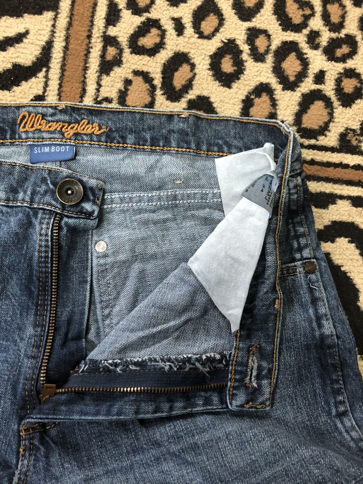 Vintage × Wrangler VINTAGE WRANGLER SLIM BOOT DENIM Size US 32 / EU 48 - 8 Thumbnail