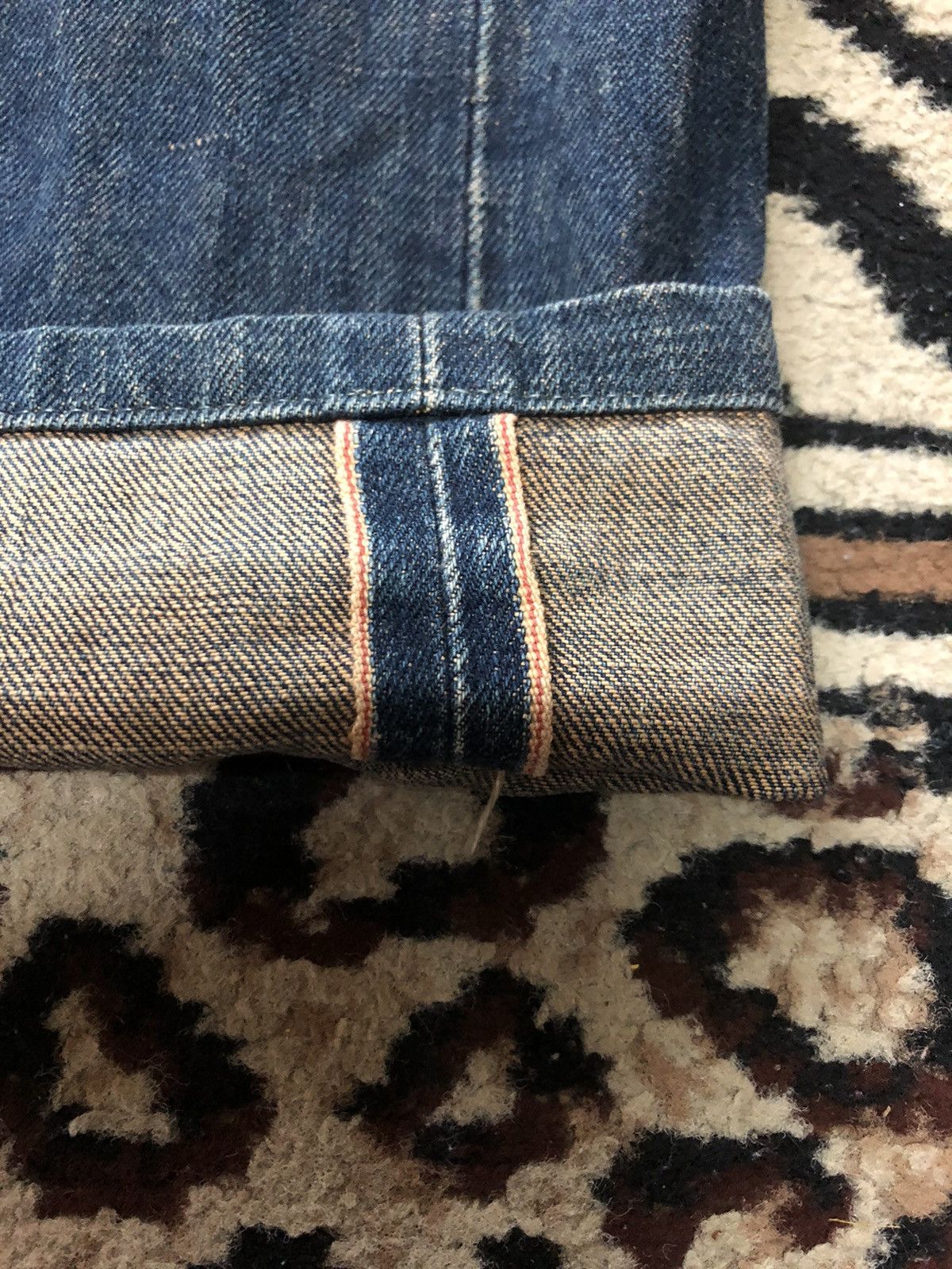 Edwin × Vintage VINTAGE SELVEDGE EDWIN 505 DISTRESSED DENIM Size US 30 / EU 46 - 3 Thumbnail