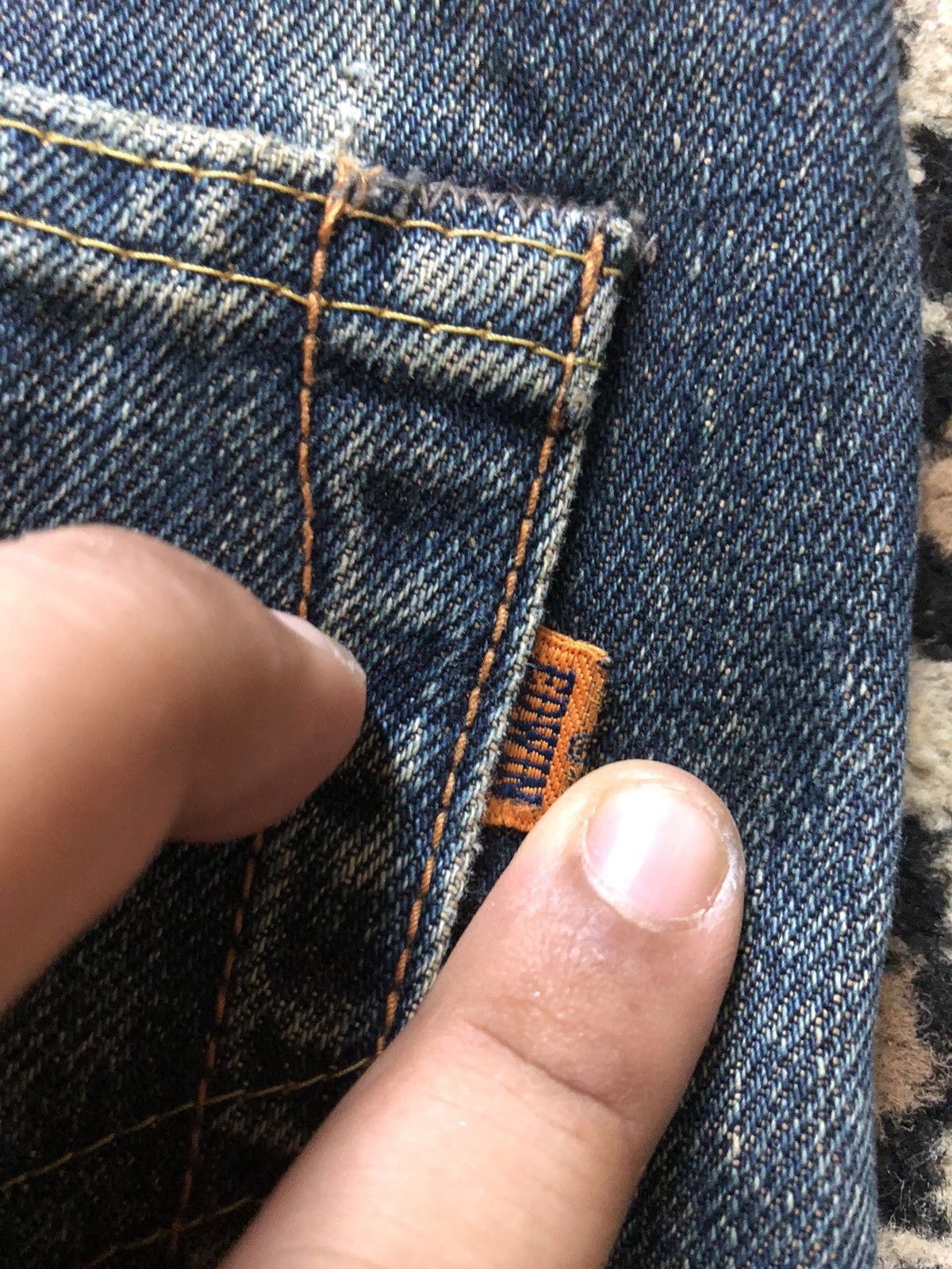 Edwin × Vintage VINTAGE SELVEDGE EDWIN 505 DISTRESSED DENIM Size US 30 / EU 46 - 12 Thumbnail