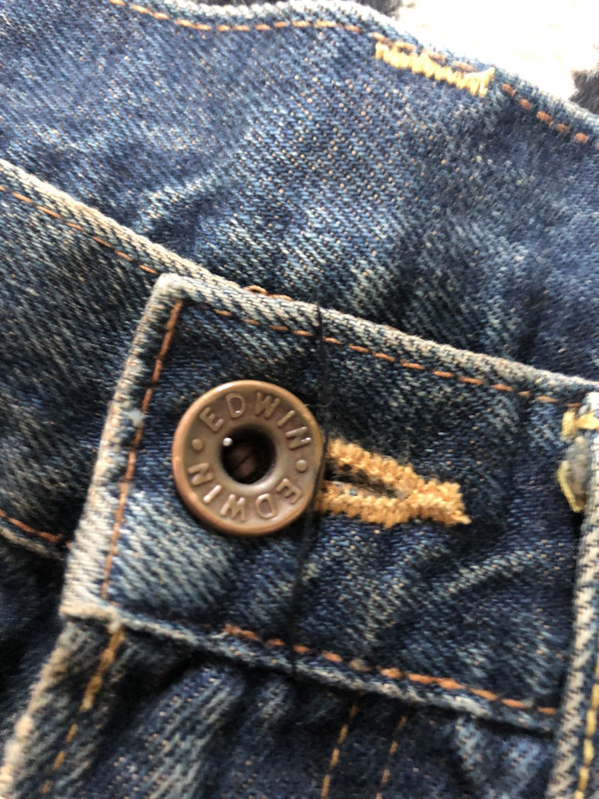 Edwin × Vintage VINTAGE SELVEDGE EDWIN 505 DISTRESSED DENIM Size US 30 / EU 46 - 5 Thumbnail
