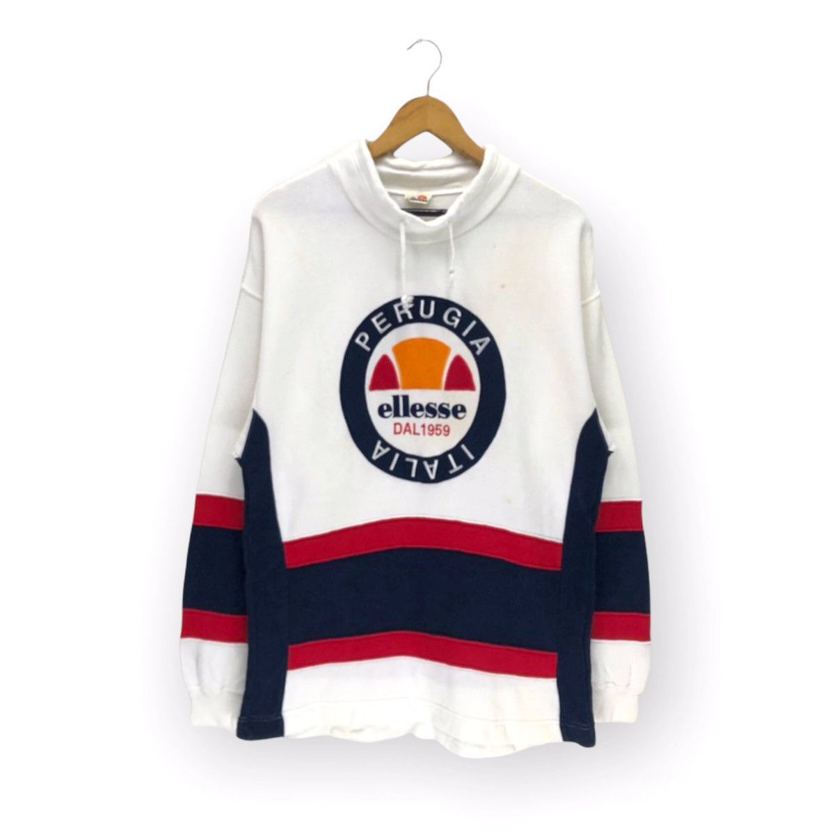 Ellesse × Vintage Vintage Ellesse Big Logo Multicolour Sweatshirt Size US M / EU 48-50 / 2 - 1 Thumbnail