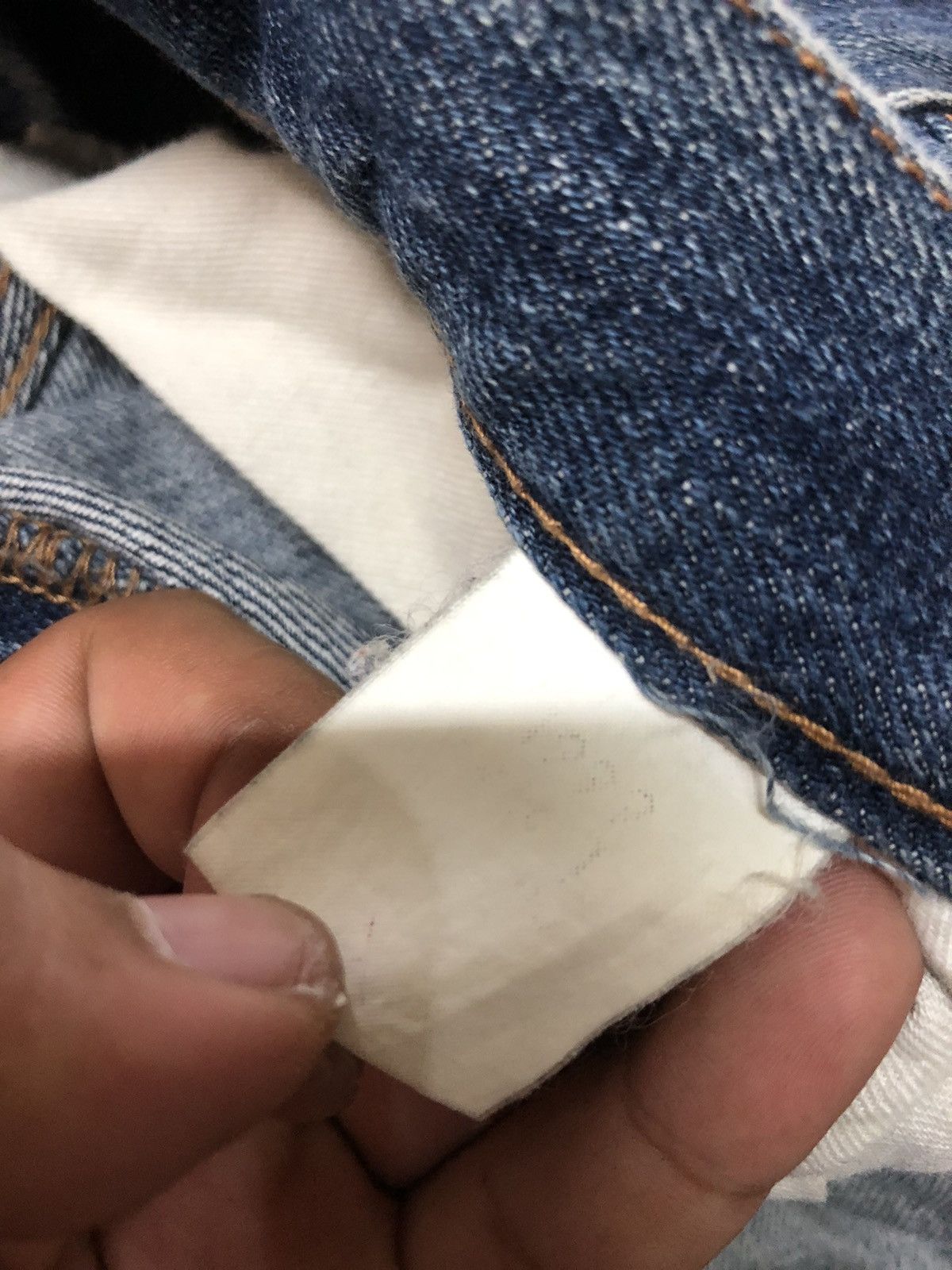 Kamikaze Attack × Salvage KAMIKAZE ATTACK SELVEDGE BLUE WASH DISTRESSED DENIM Size US 31 - 7 Thumbnail
