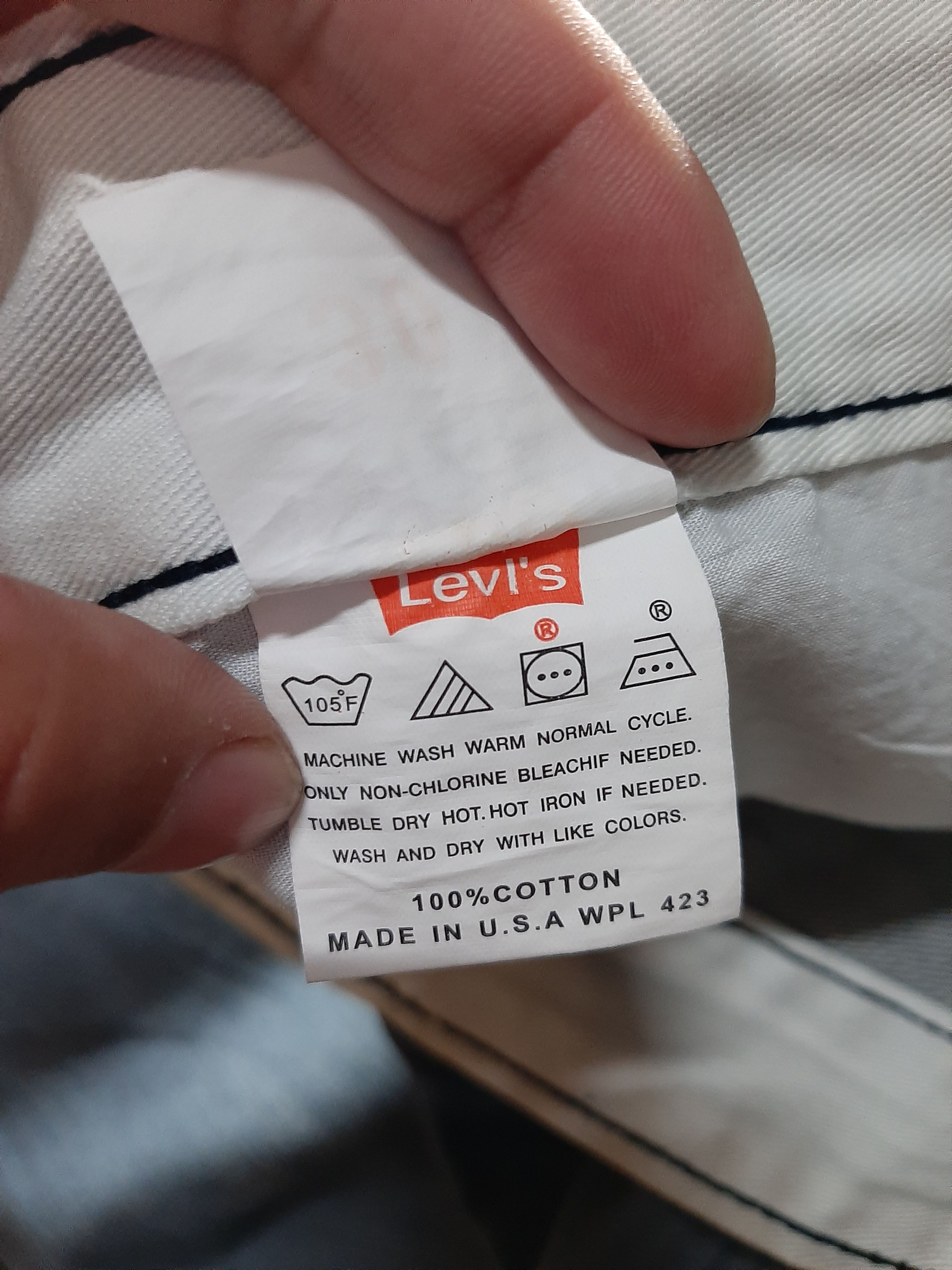 Levi's × Vintage VINTAGE 90s LEVI'S DENIM .. Size US 30 / EU 46 - 9 Thumbnail