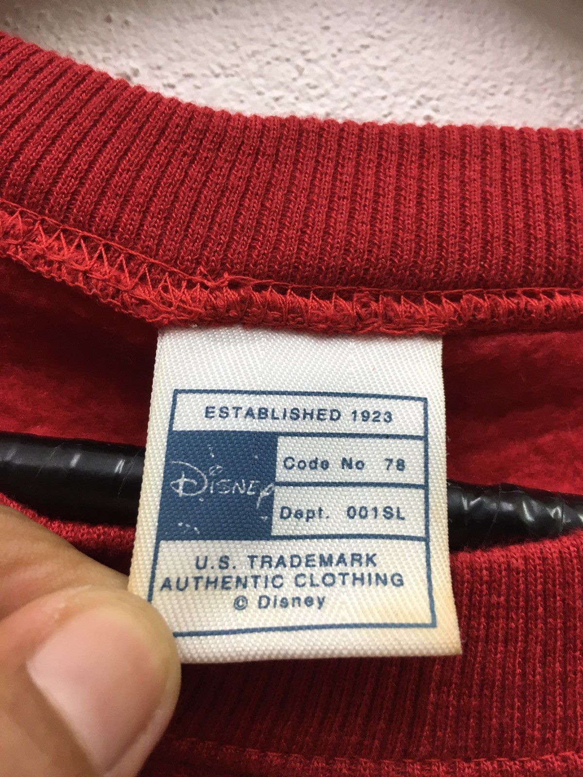 Disney × Mickey Mouse × Vintage Vintage Mickey Mouse Walt Disney Cartoon Sweatshirt Size US L / EU 52-54 / 3 - 7 Thumbnail
