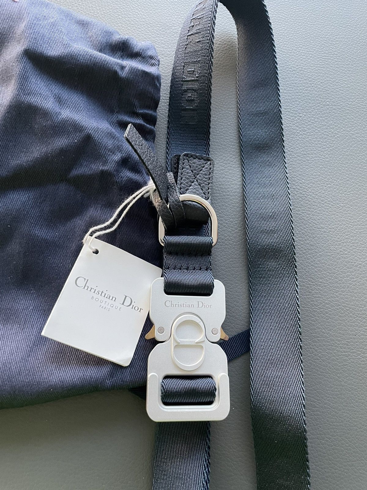Alyx × Christian Dior Monsieur × Dior Limited Edition Dior Saddle Buckle CD Logo Belt Brand New Size 30 - 4 Thumbnail