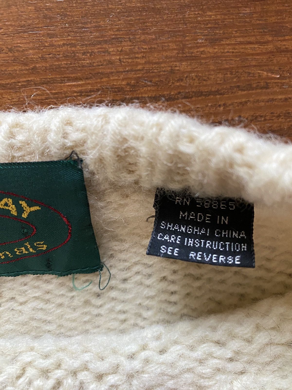Vintage Vintage 80’s Maine Bay Women’s Geometric Knit Sweater Size M / US 6-8 / IT 42-44 - 6 Thumbnail