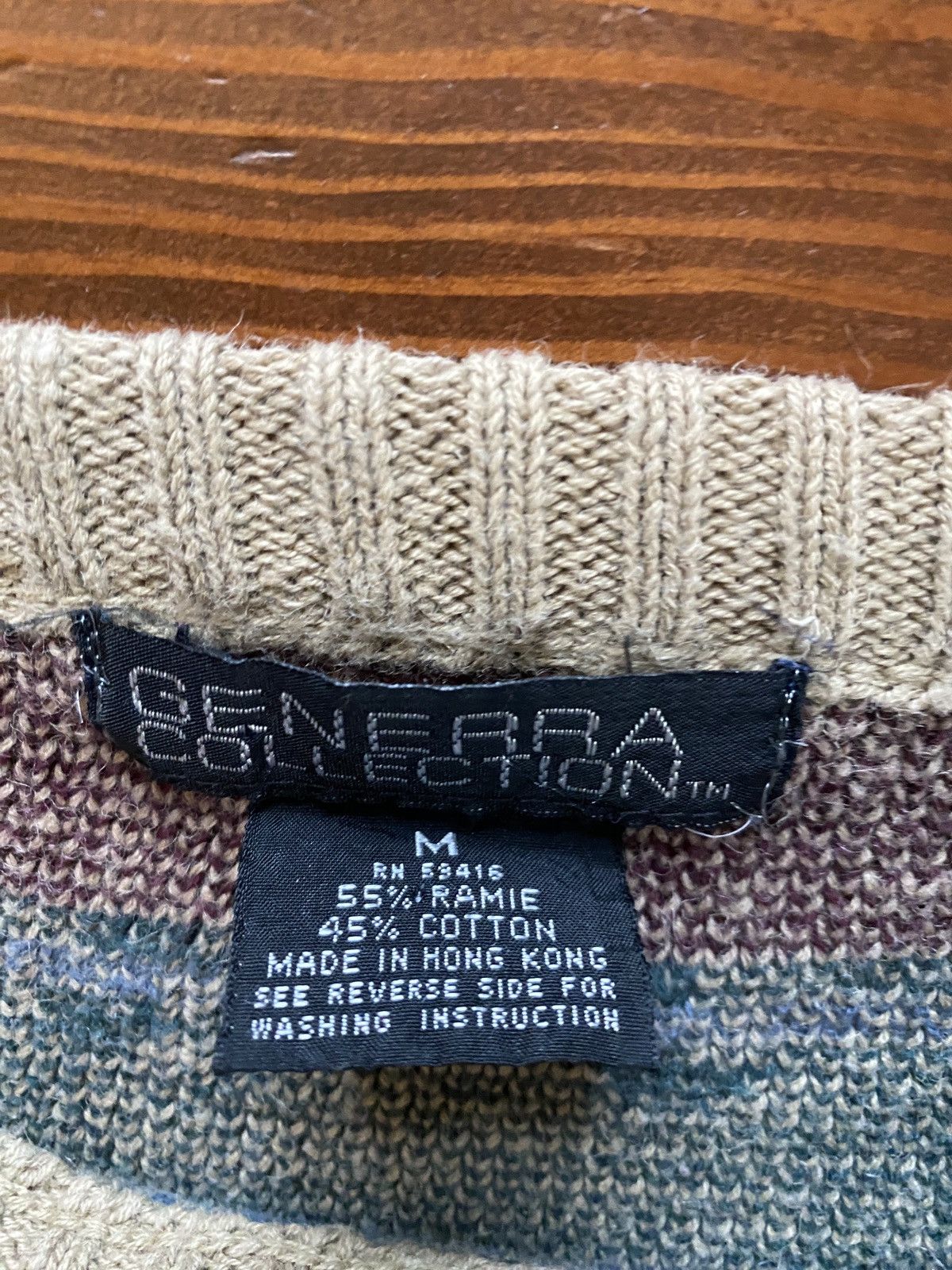 Generra Vintage 80’s Generra Paisley All Over Knit Sweater Size US XL / EU 56 / 4 - 3 Thumbnail